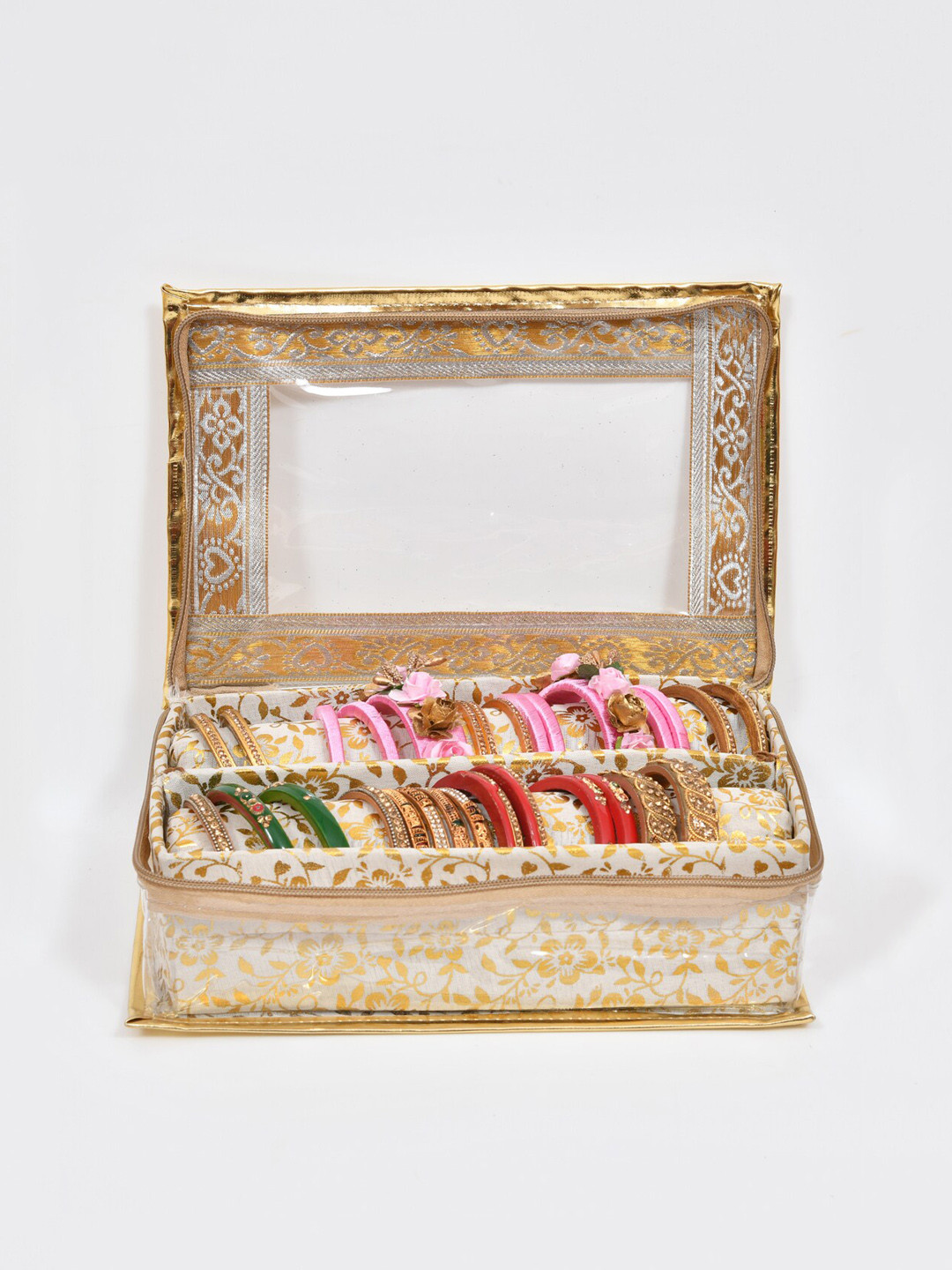 Home Fresh Golden Bangle Box Organisers