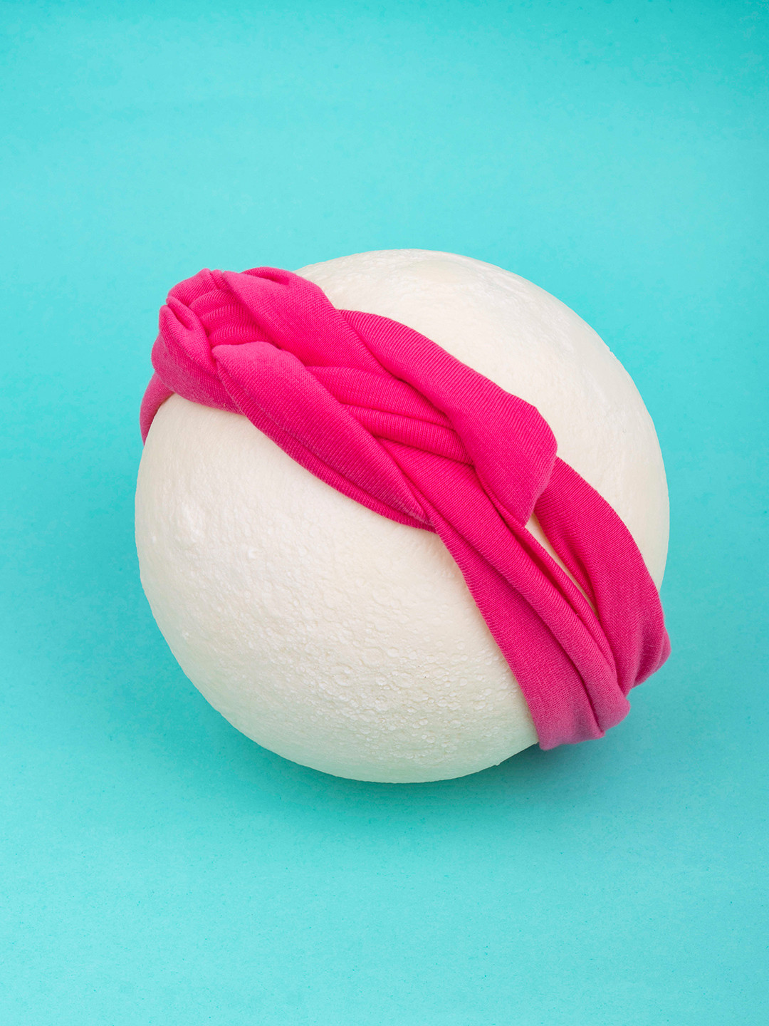 Arendelle Girls Pink Fabric Braided Hairband