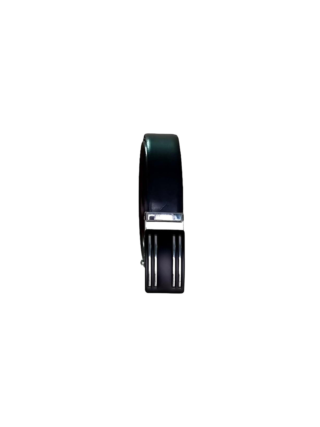 Ultimo Men Black Textured Formal Belt