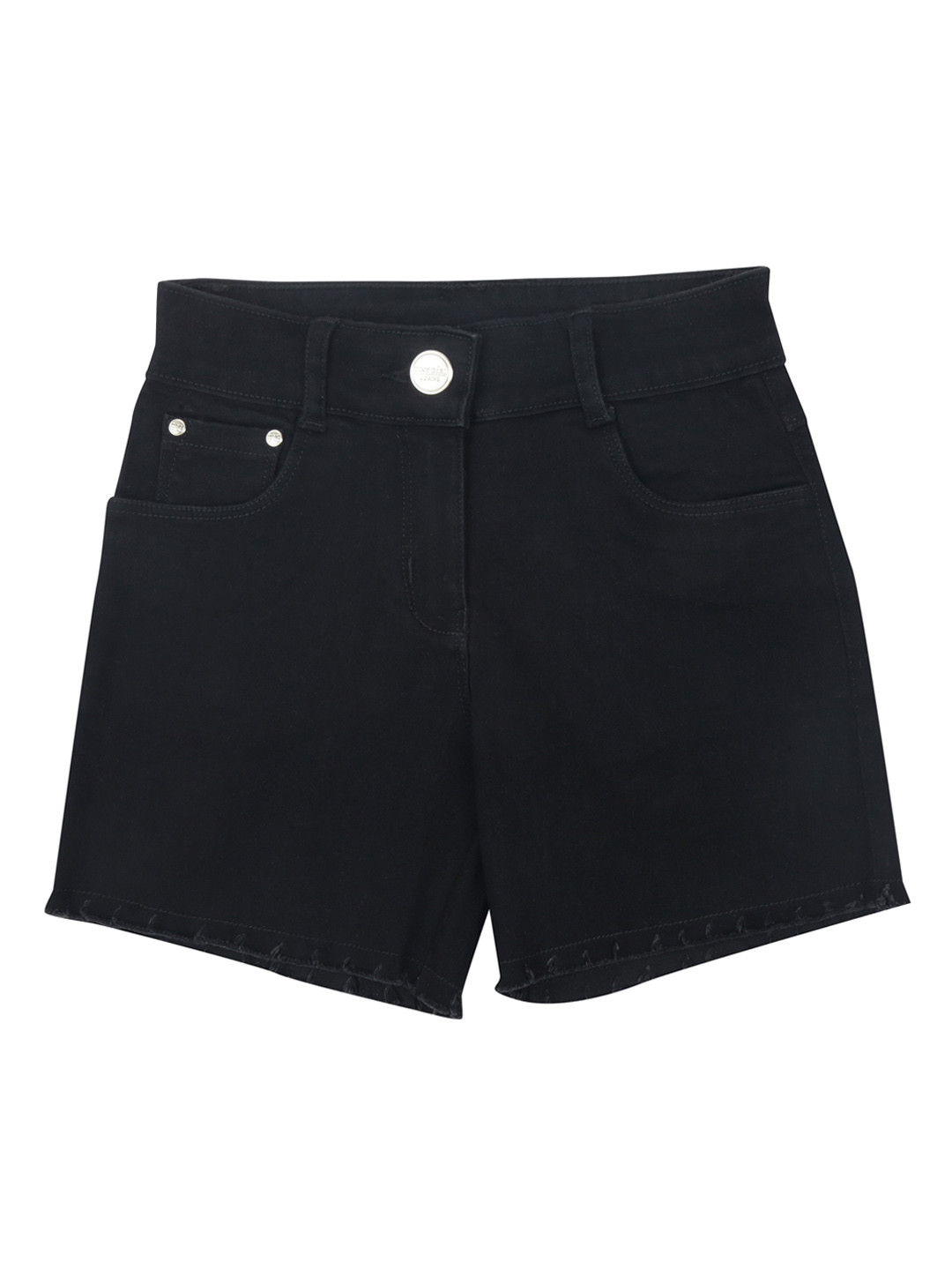 Tiny Girl Girls Black Slim Fit Denim Shorts