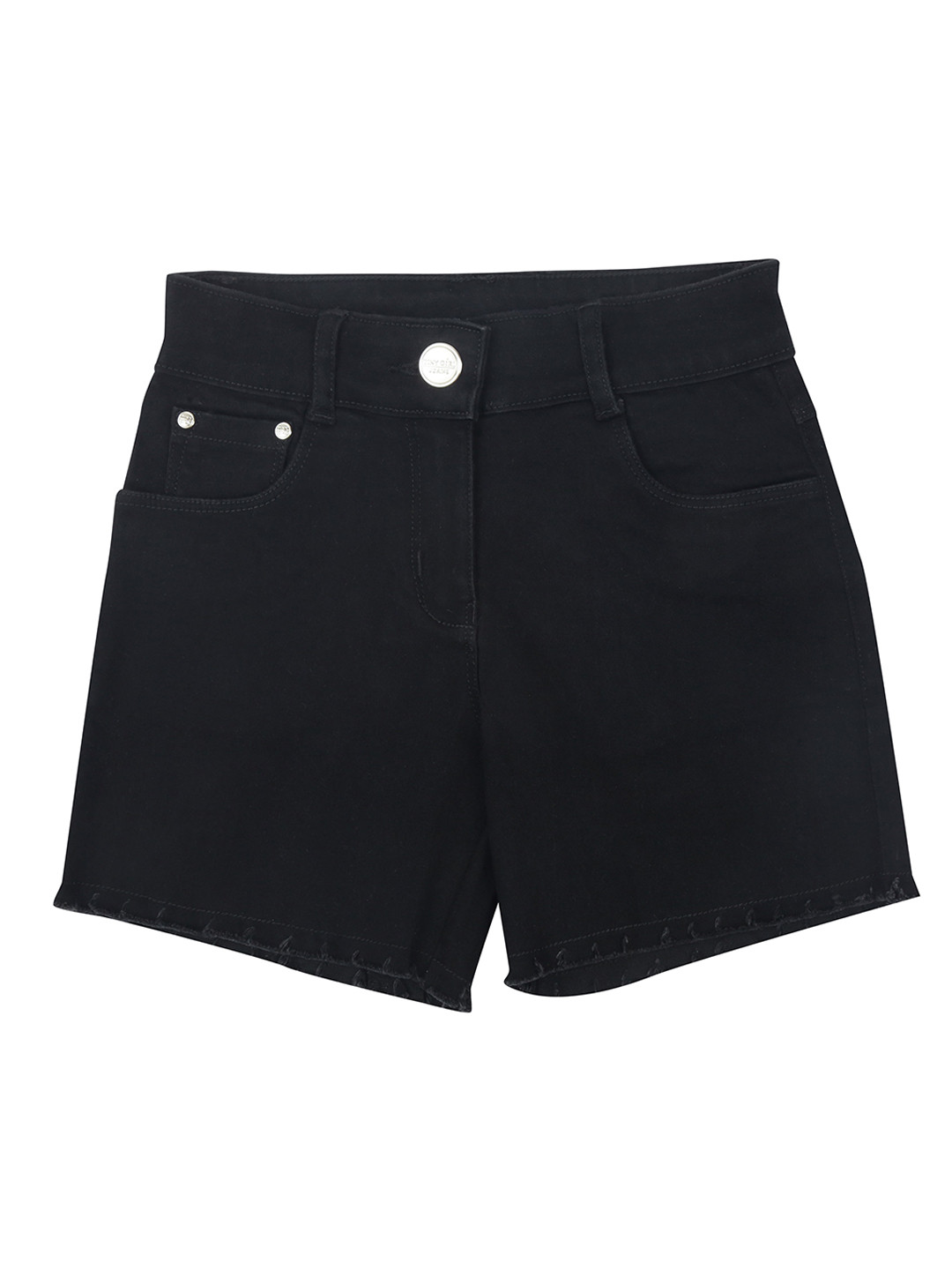Tiny Girl Girls Black Slim Fit Denim Shorts