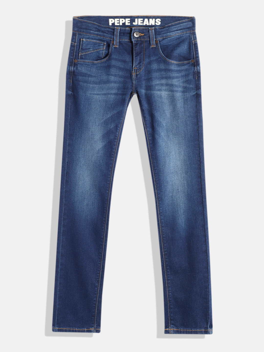 Pepe Jeans Boys Race Cashed Slim Fit Light Fade Stretchable Jeans