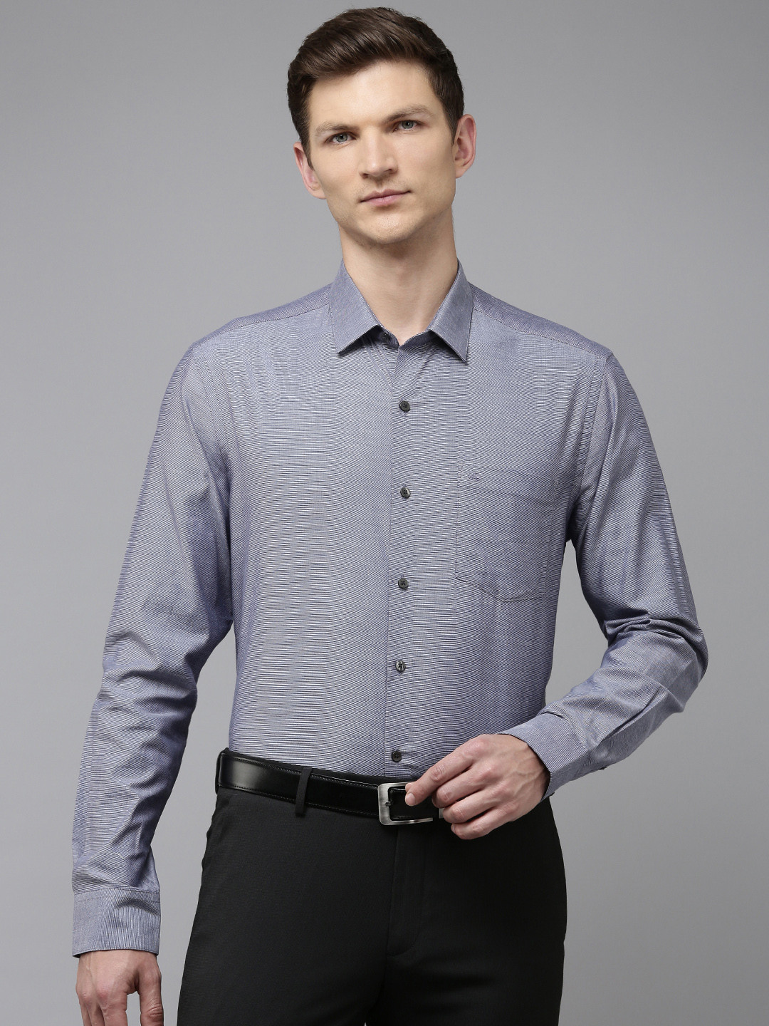 Arrow Original Slim Fit Opaque Pure Cotton Formal Shirt