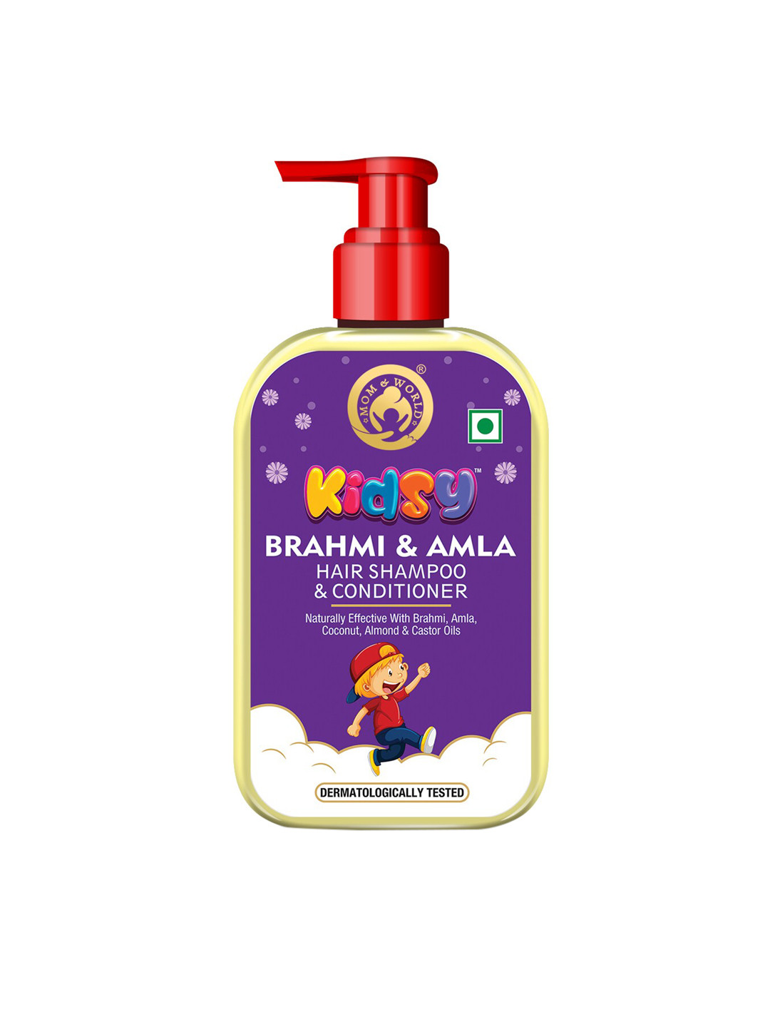 Mom & World Kidsy Brahmi & Amla Hair Shampoo & Conditioner with Coconut Oil - 240ml