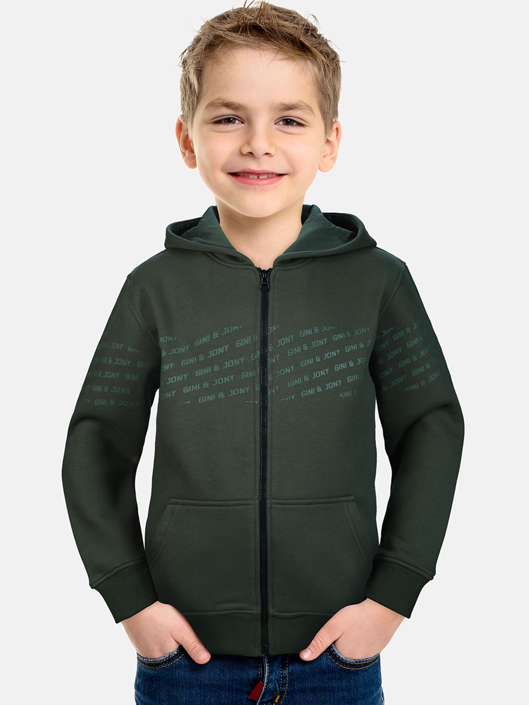Buy Gini and Jony Boys Green Tailored Jacket Jackets for Boys 19474390 Myntra