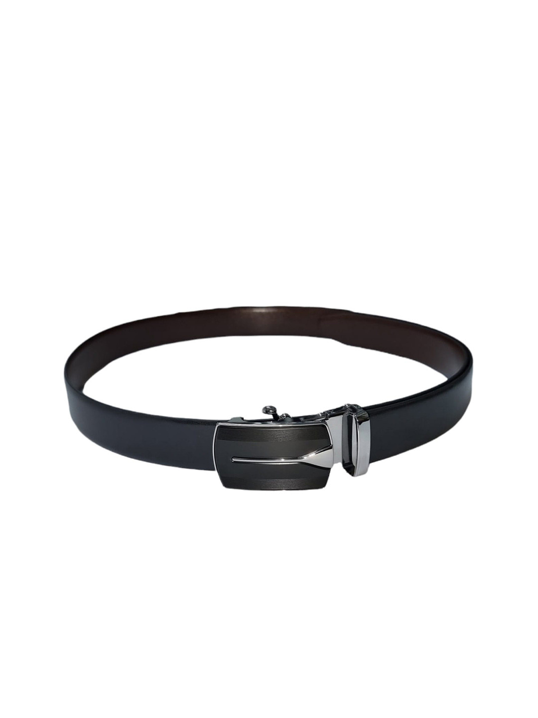 Ultimo Men Black Reversible Formal Belt