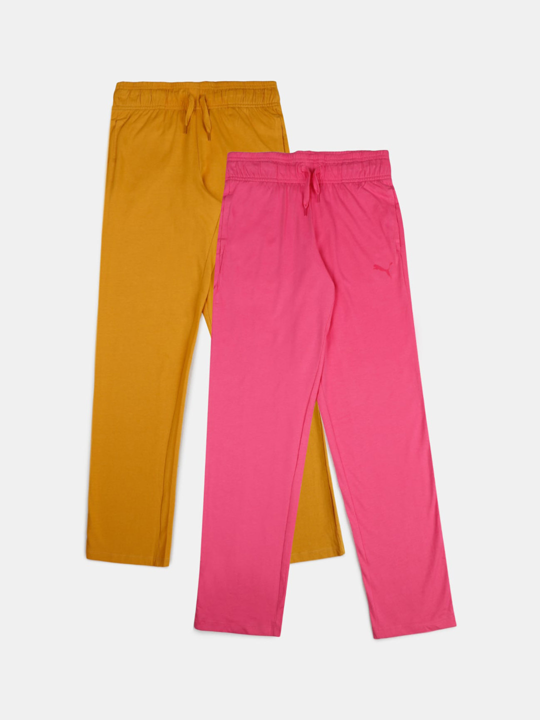 Puma Girl's Regular Fit Joggers Pack of 2