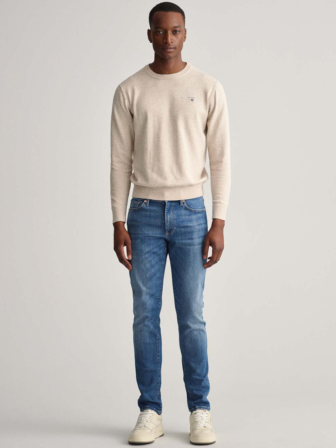 GANT Men Blue Slim Fit Light Fade Jeans