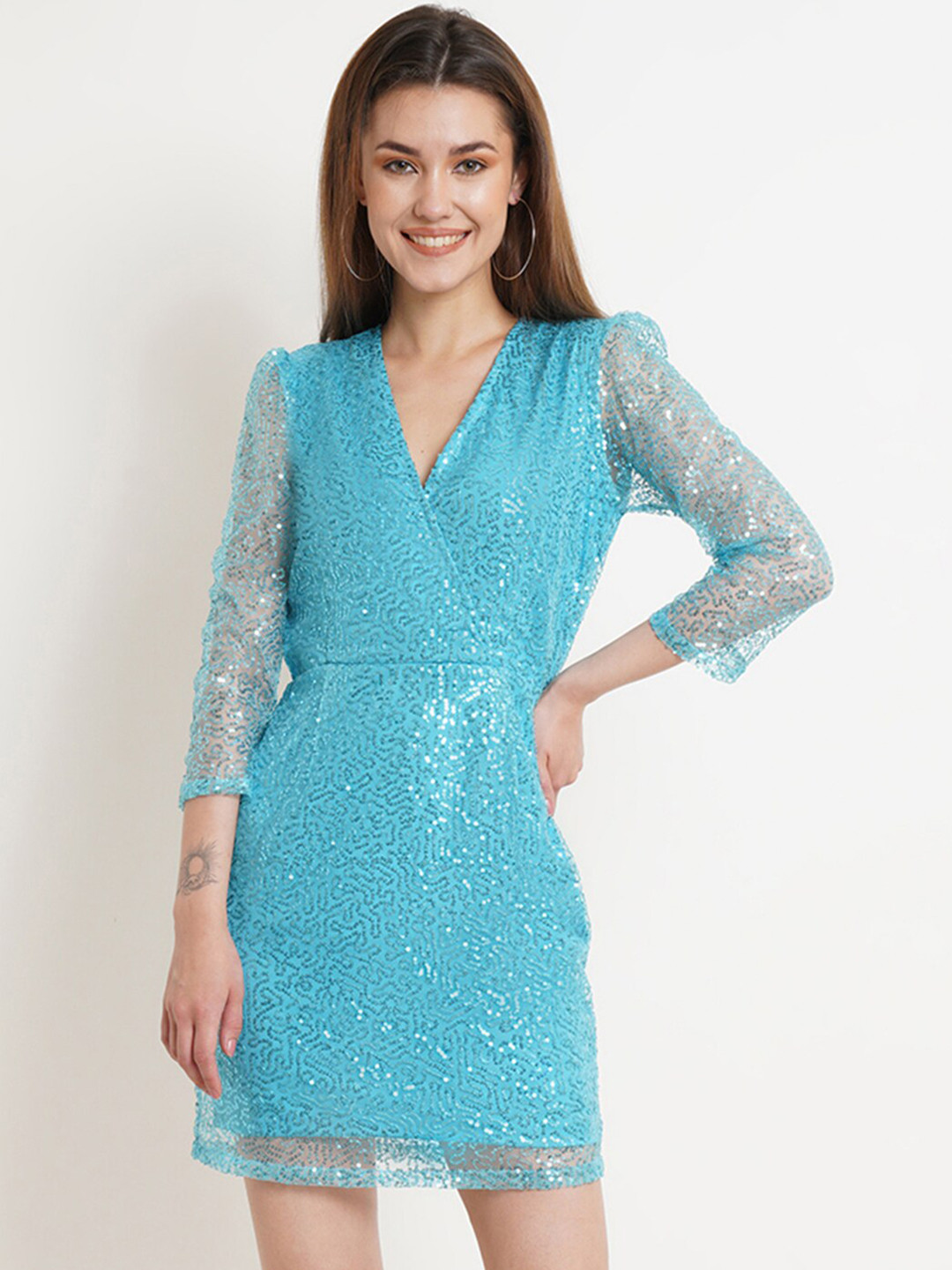 Purple State Blue Dress