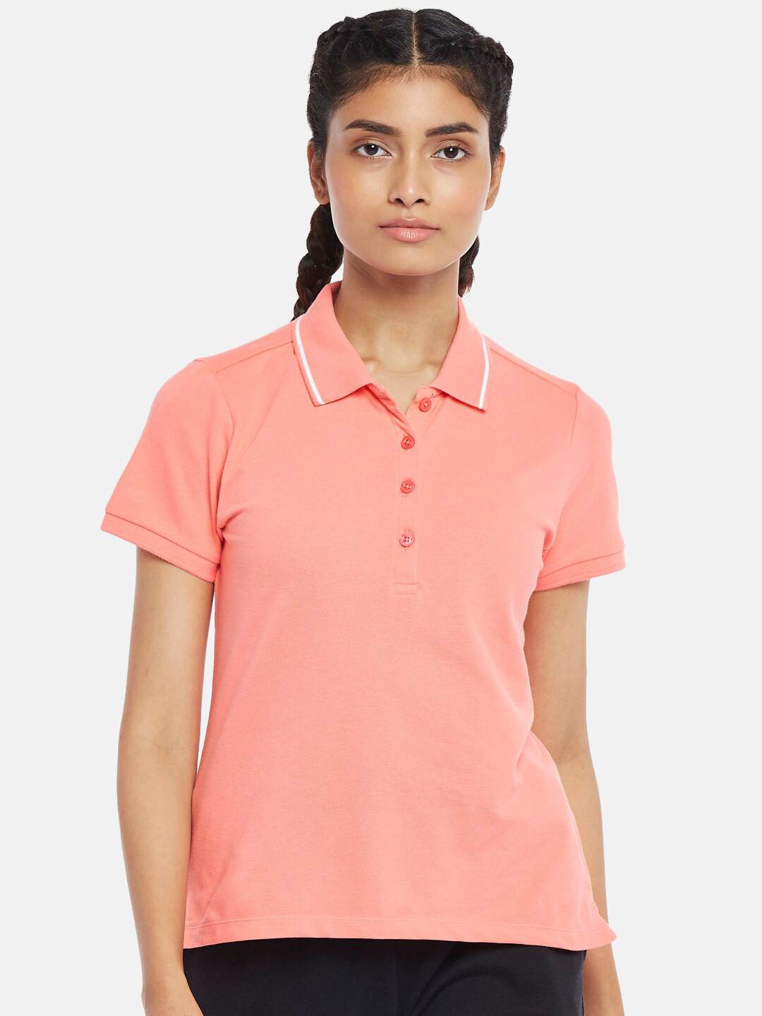 Ajile by Pantaloons Coral Shirt Style Top