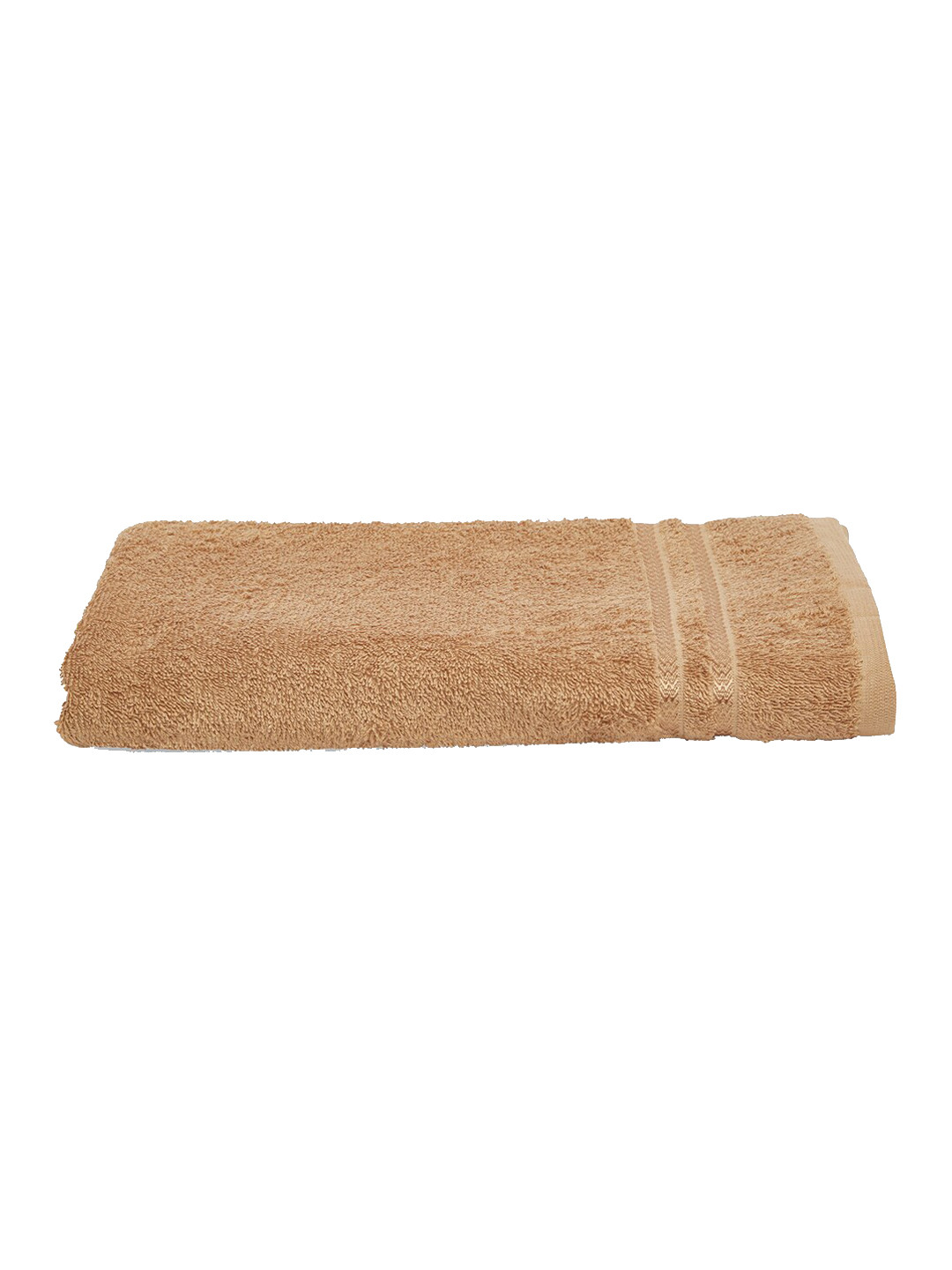 Welspun Tan-Coloured Solid 380 GSM Pure Cotton Bath Towel