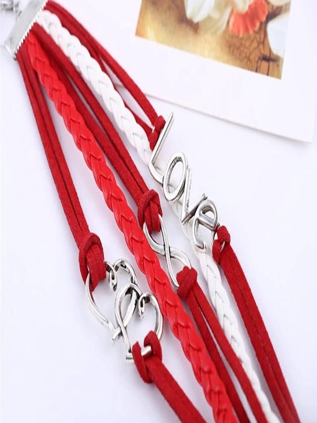 UNIVERSITY TRENDZ Unisex Red Bracelet