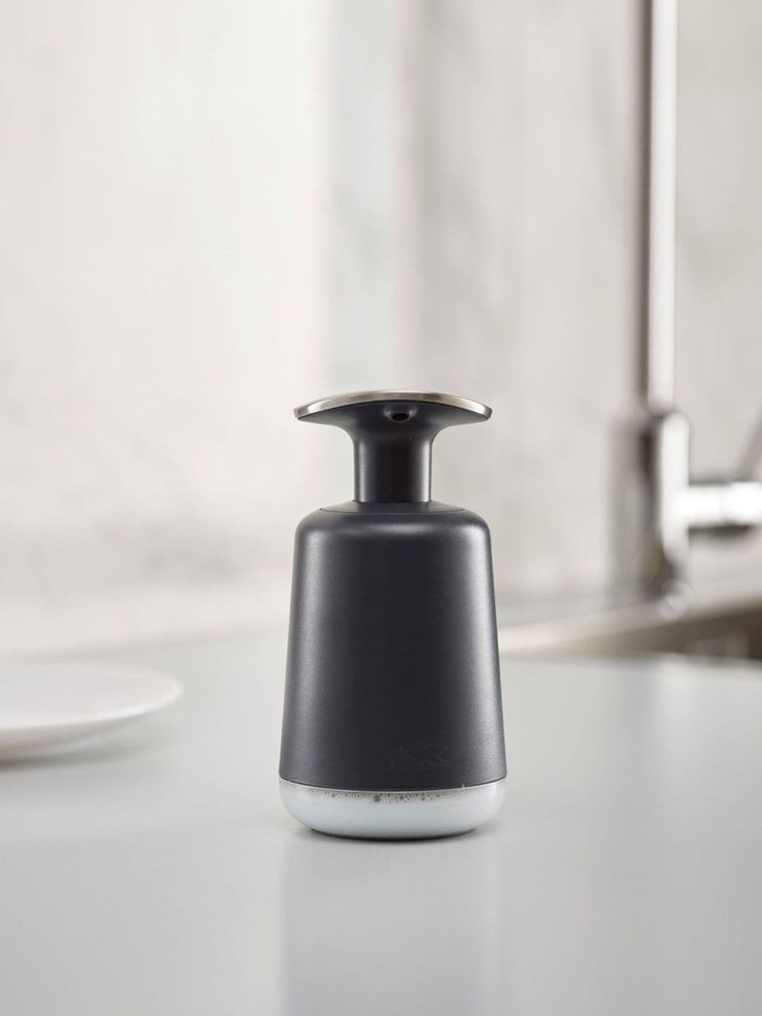 Joseph Joseph Grey Solid Presto Soap Dispenser