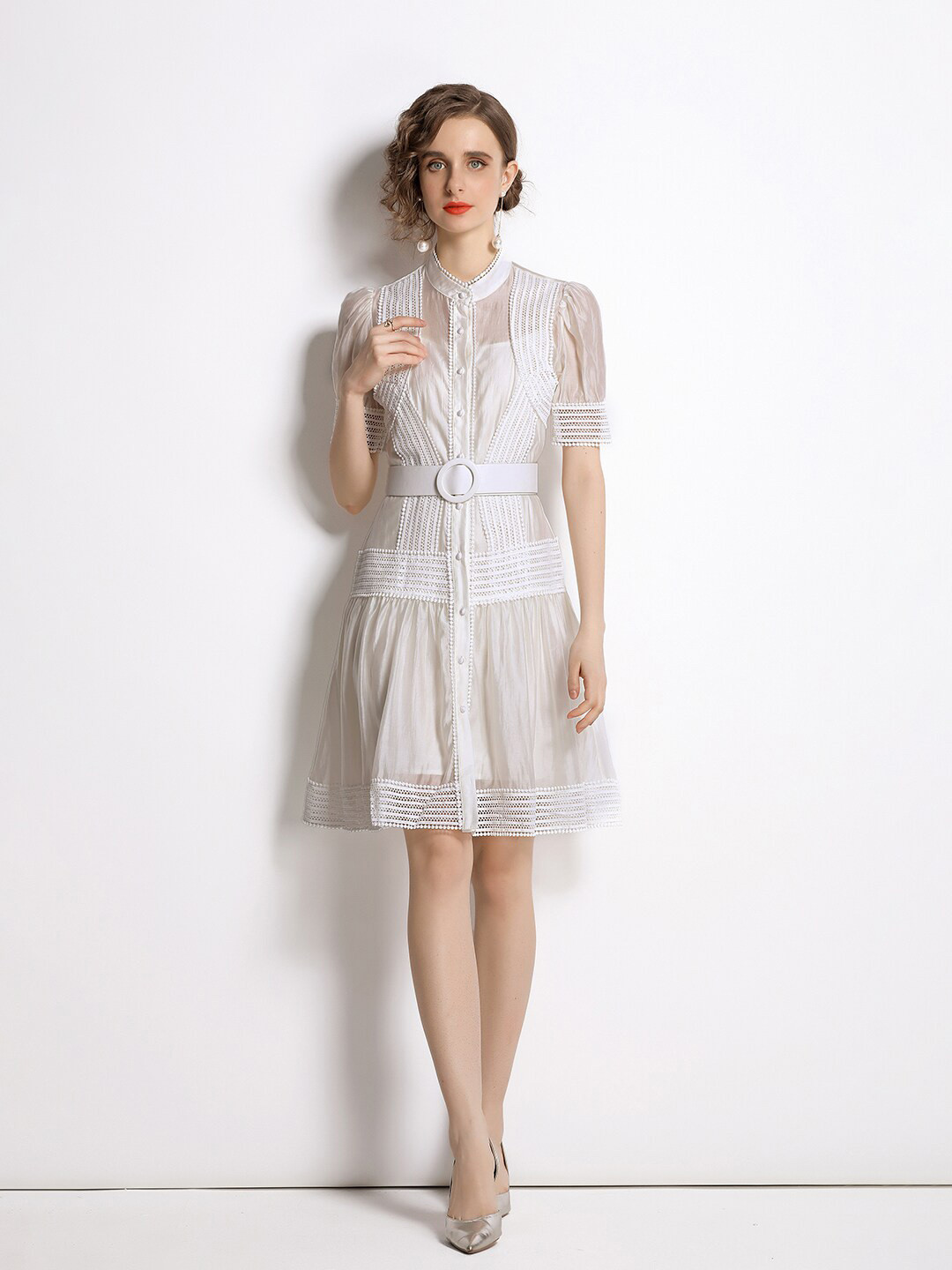 JC Collection WOMEN  White Dress