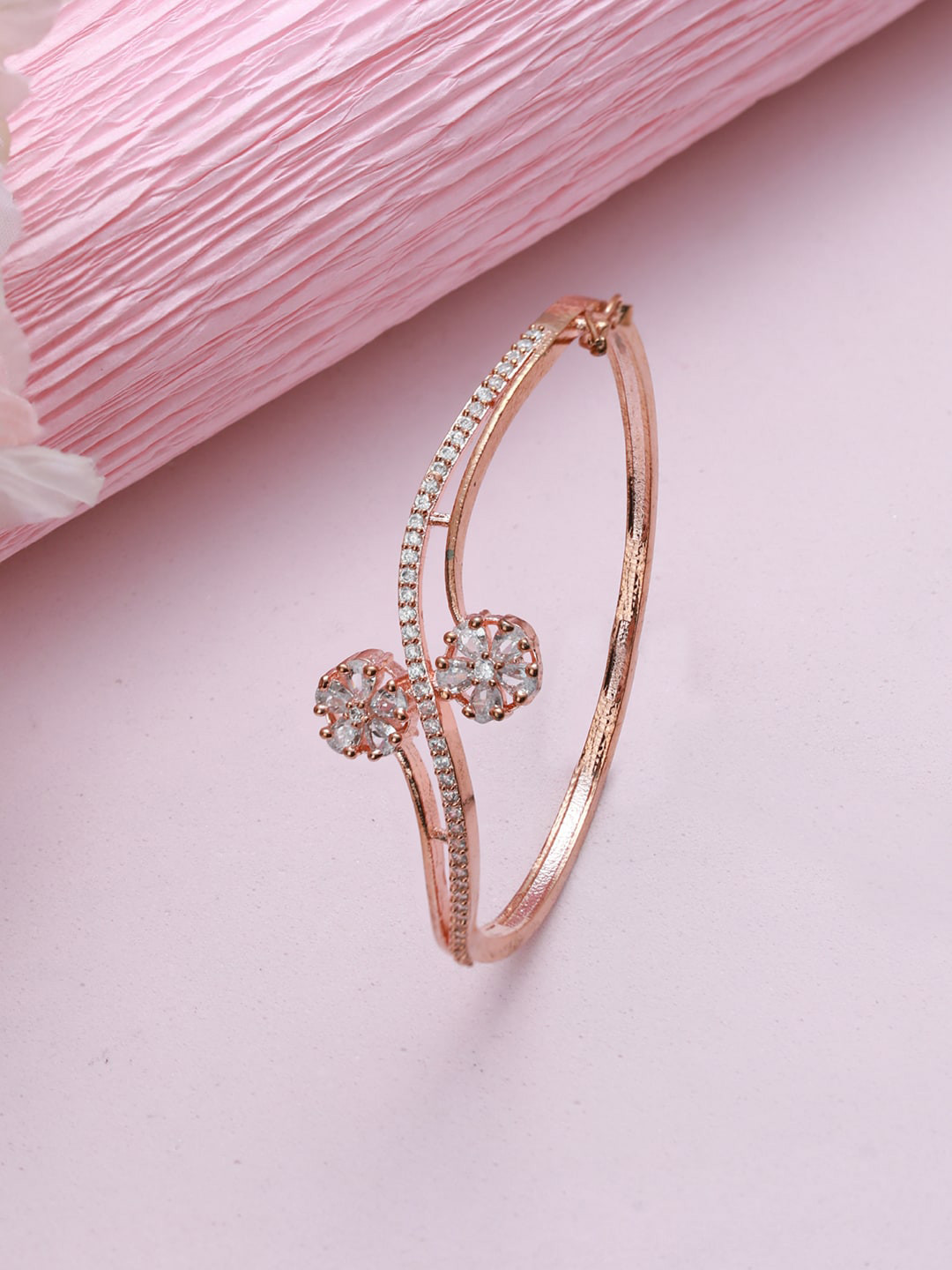 Jazz and Sizzle Women Rose Gold Bracelet