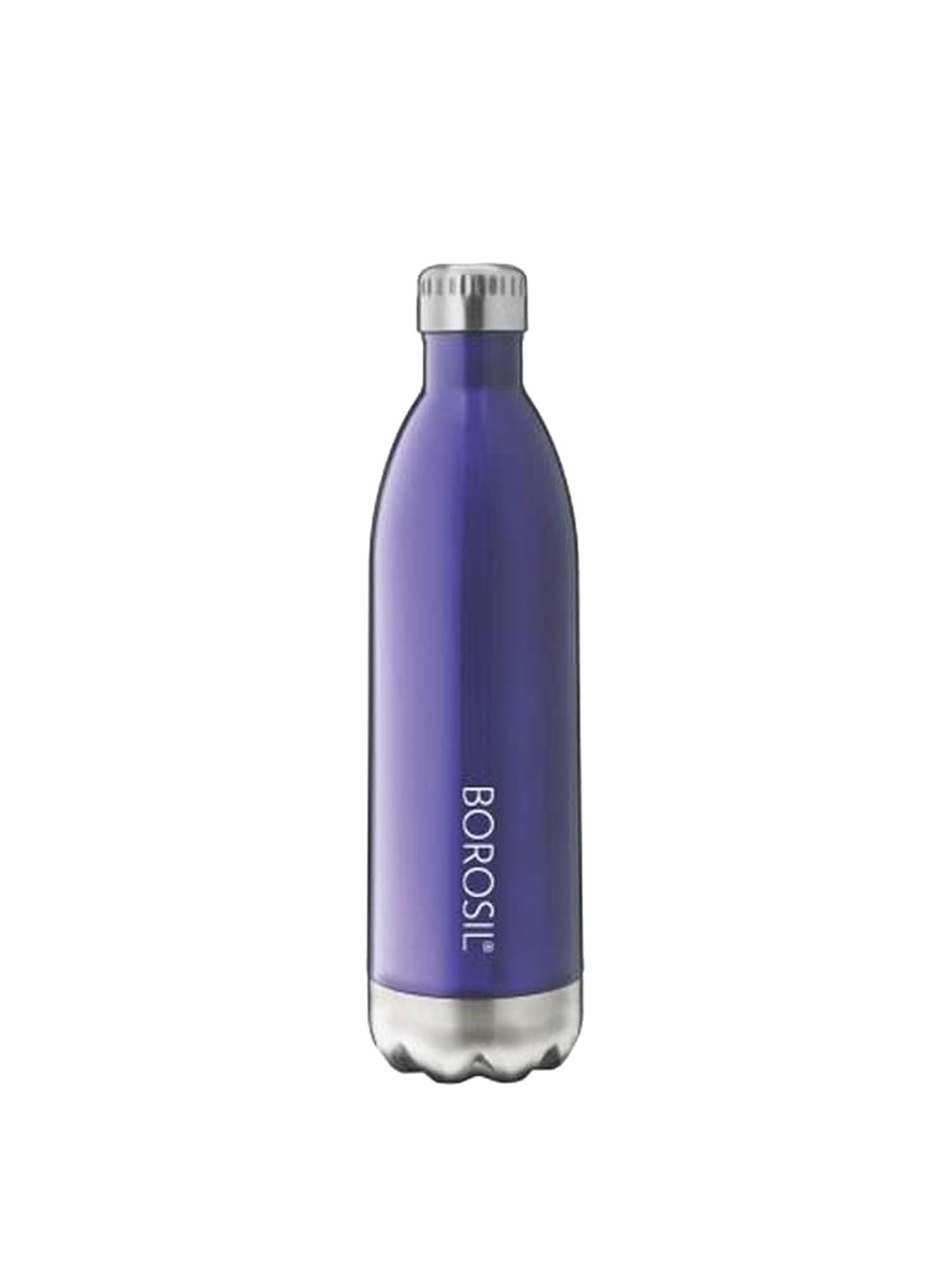 BOROSIL Bolt Trans Blue Stainless Steel Spill Proof Flask - 750ml