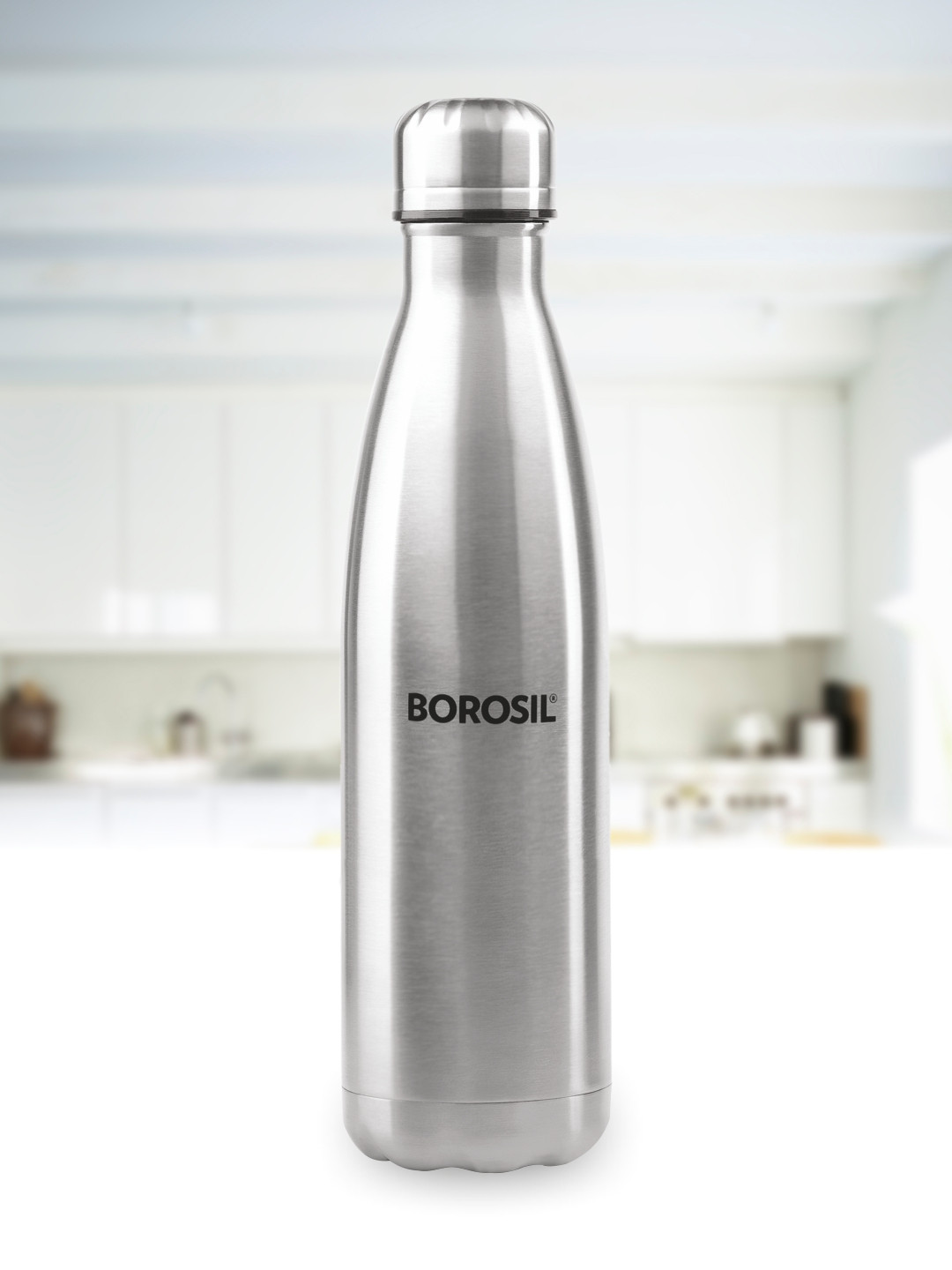 BOROSIL Bolt Steel Stainless Steel Double Wall Vacuum Flask - 1L