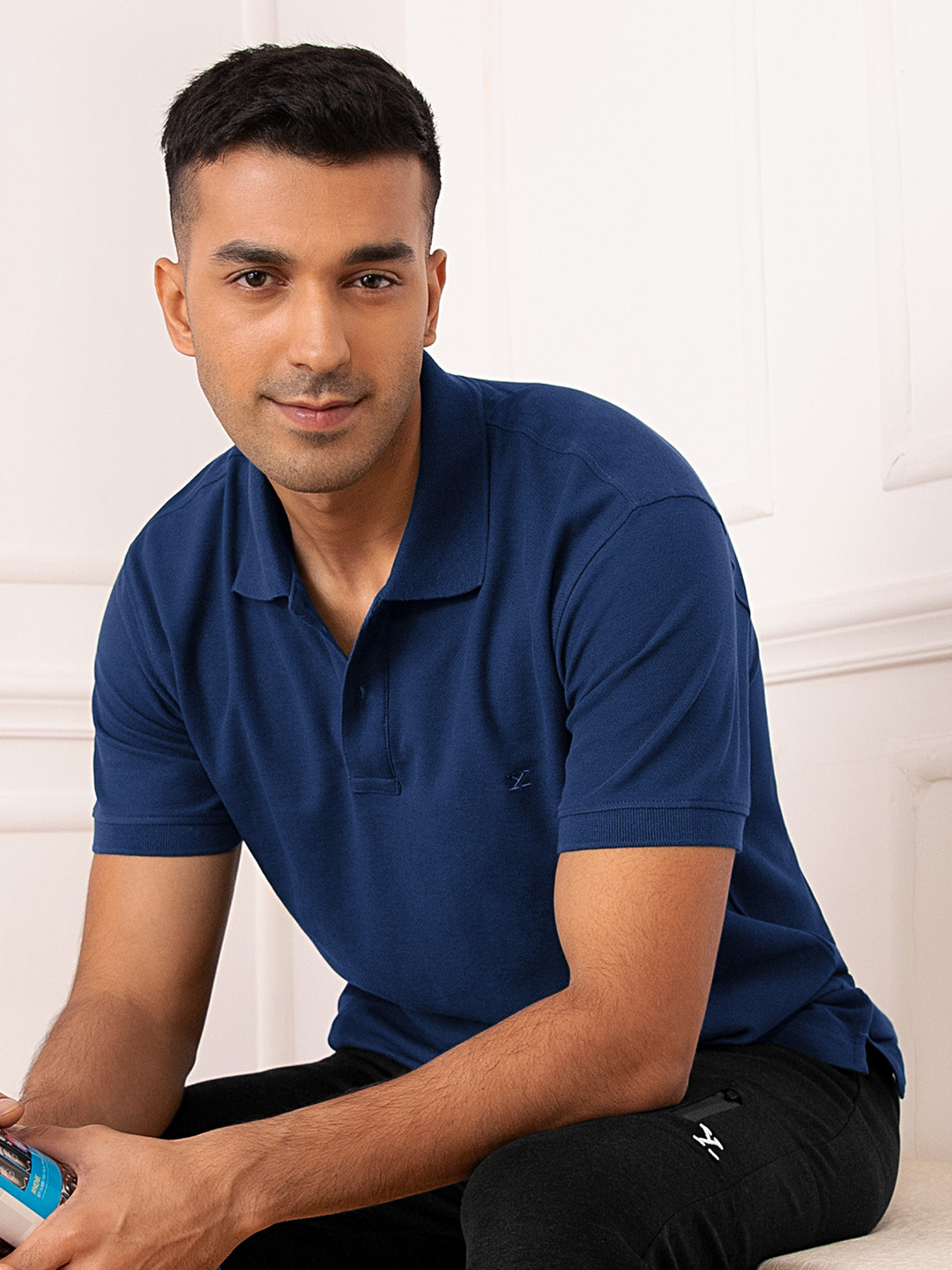 XYXX Element Combed Cotton Polo Collar Short Sleeves T-shirt