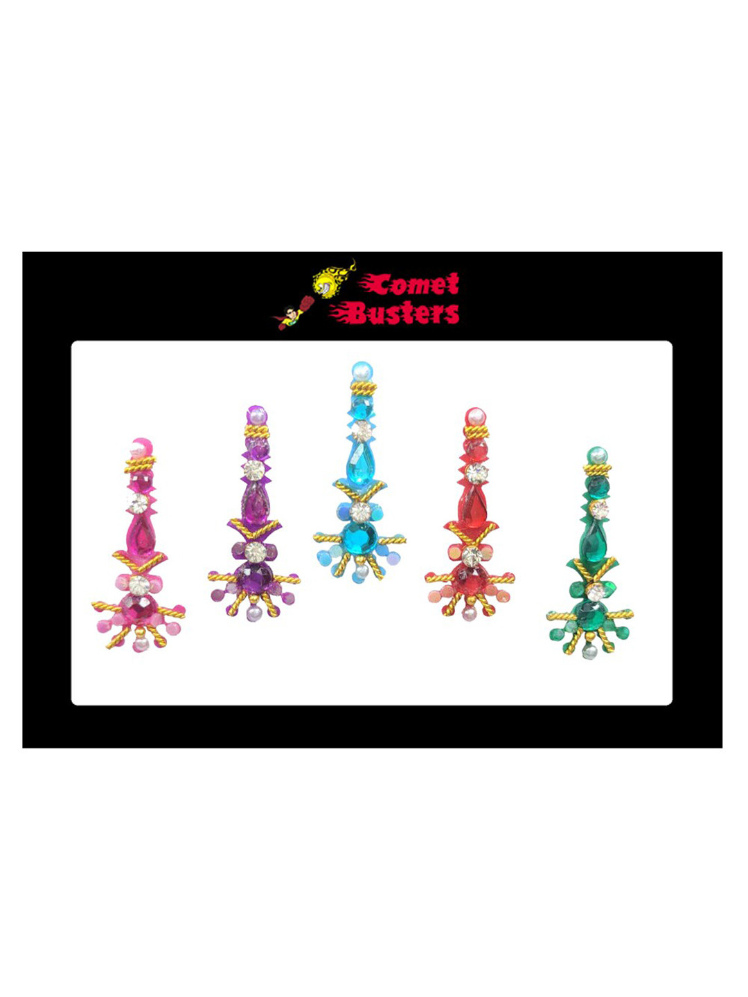 Comet Busters Pack Of 5 Bindoor Sindoor