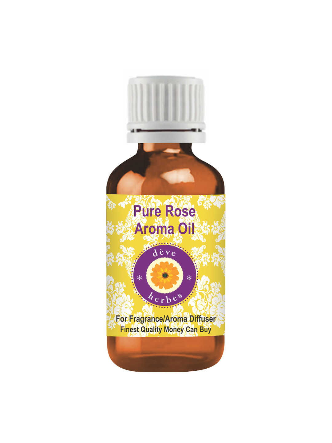 Deve Herbes Pure Rose Aroma Oil Natural Therapeutic Grade - 100ml