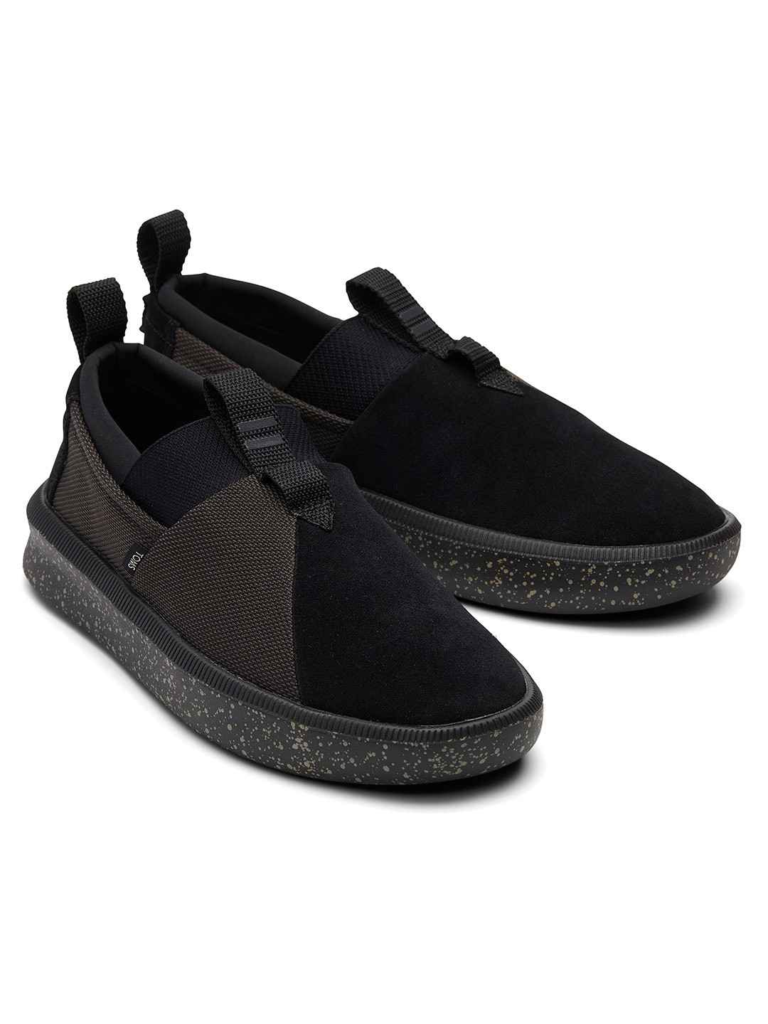 TOMS Men Black & Brown Colourblocked Casual Sneakers
