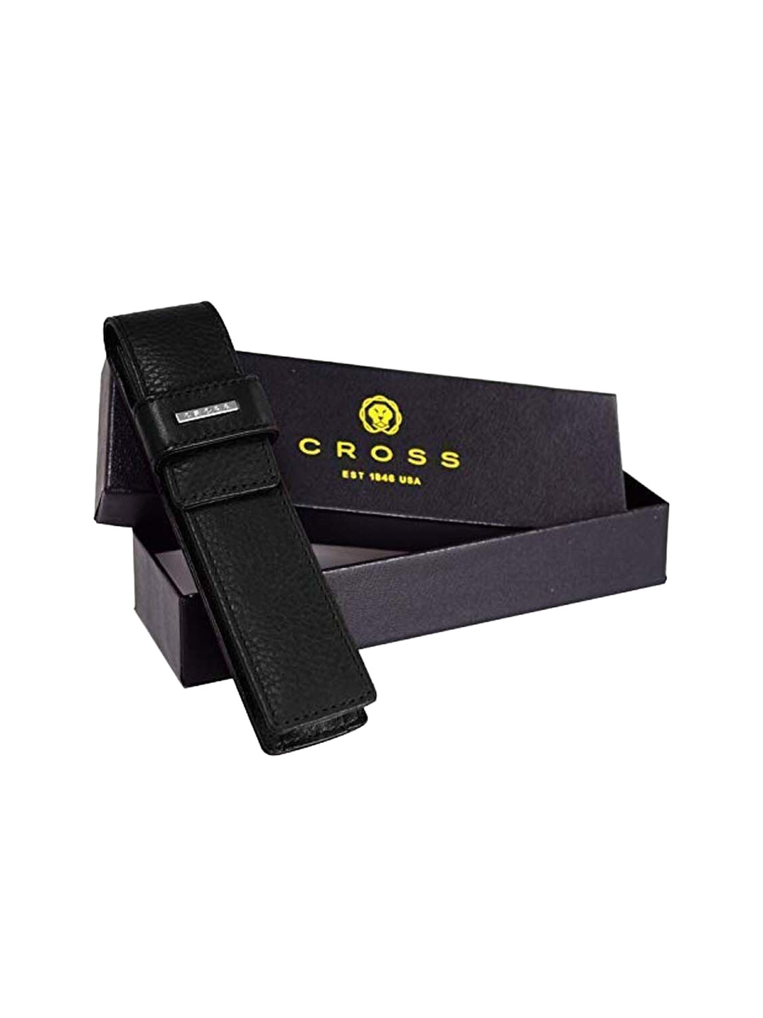 Cross Black Genuine Leather Single Pen Case with Loop