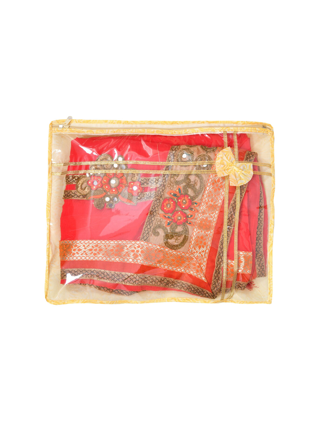 Home Fresh Set Of 6 Yellow Saree Organisers