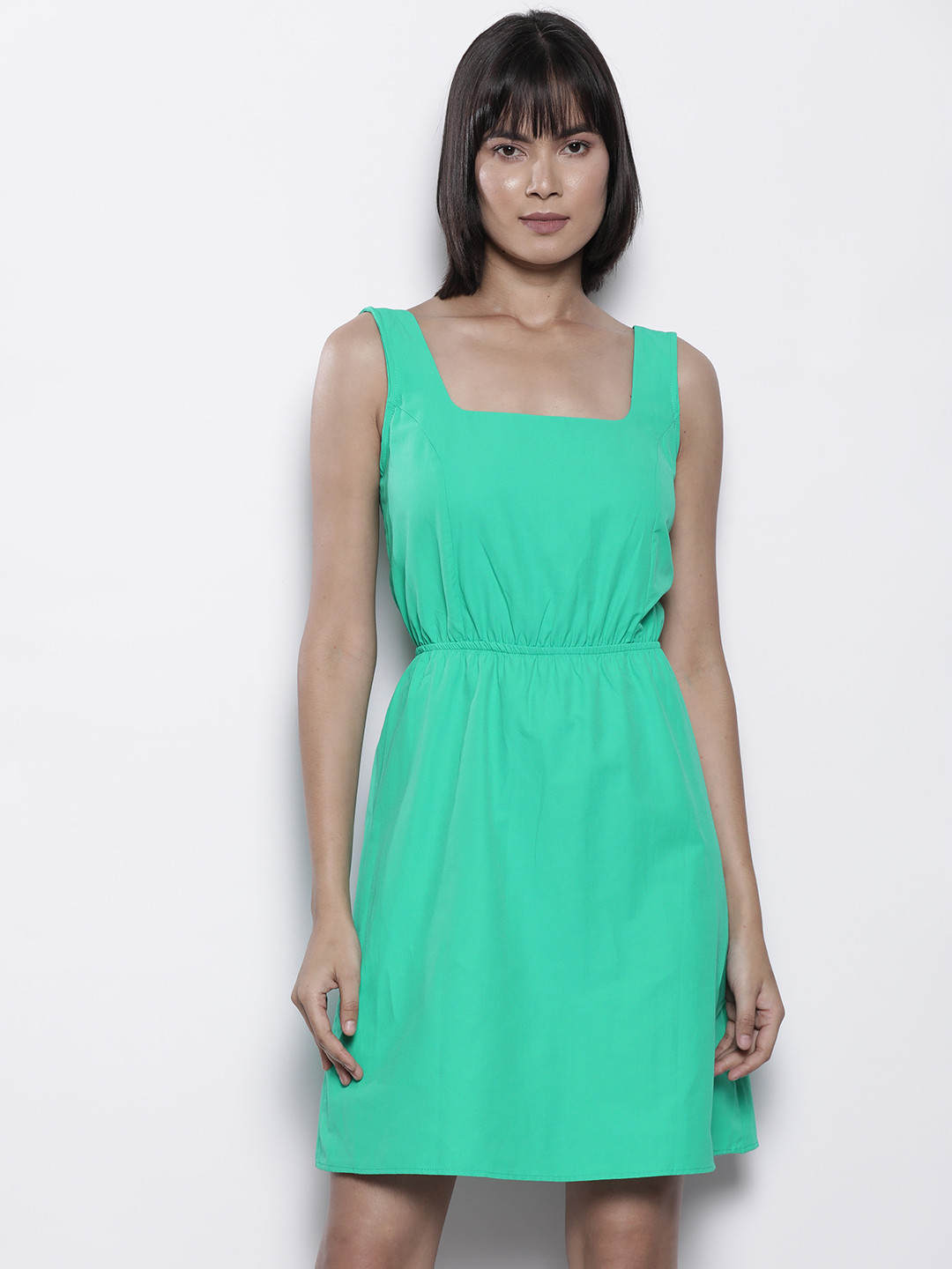 Trendyol Women Green A-Line Dress