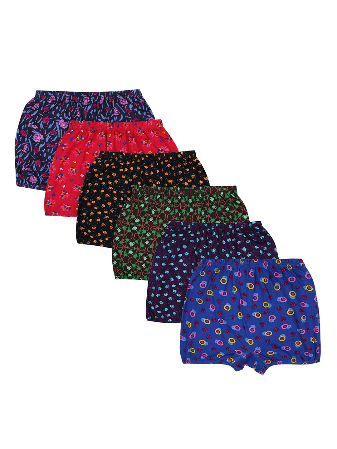 Bodycare Kids Infant Pack of 6 Assorted Printed Cotton Briefs