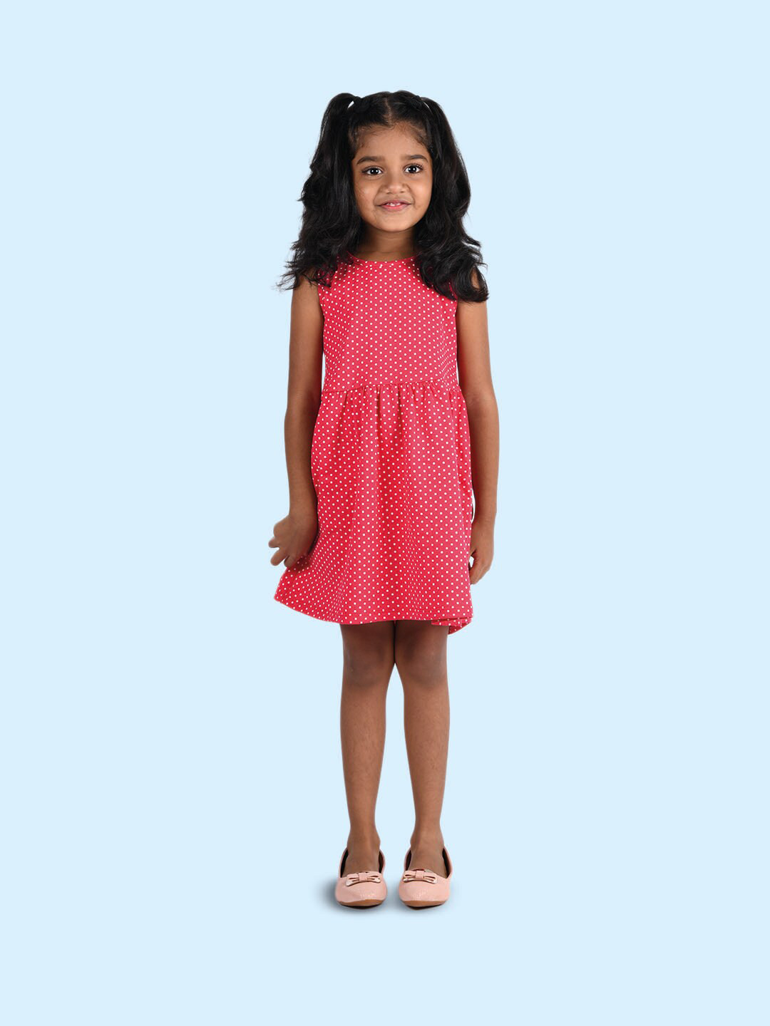 Zalio Pink & White Dress