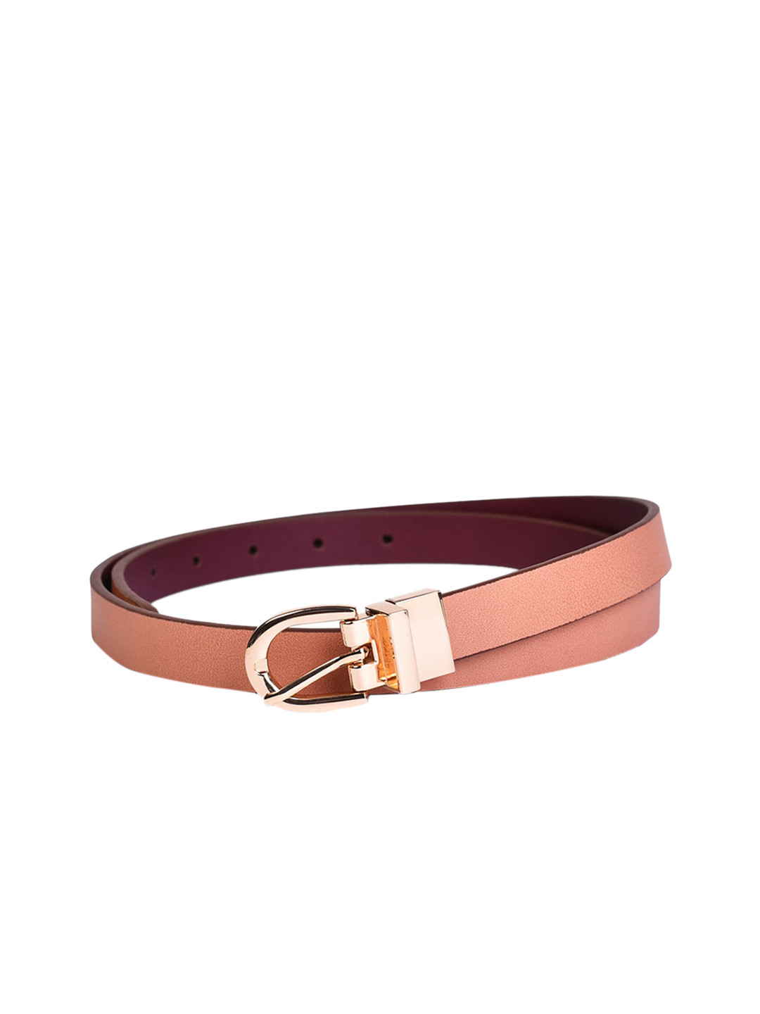 Belwaba Women Pink Reversible Tang Belt