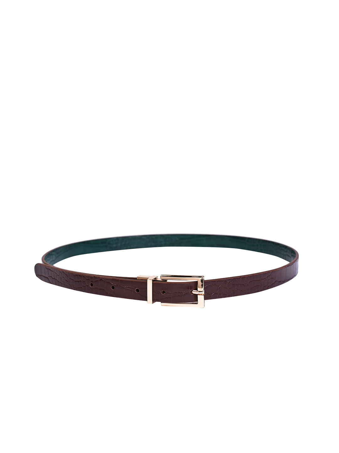 Belwaba Women Green Textured  Belts