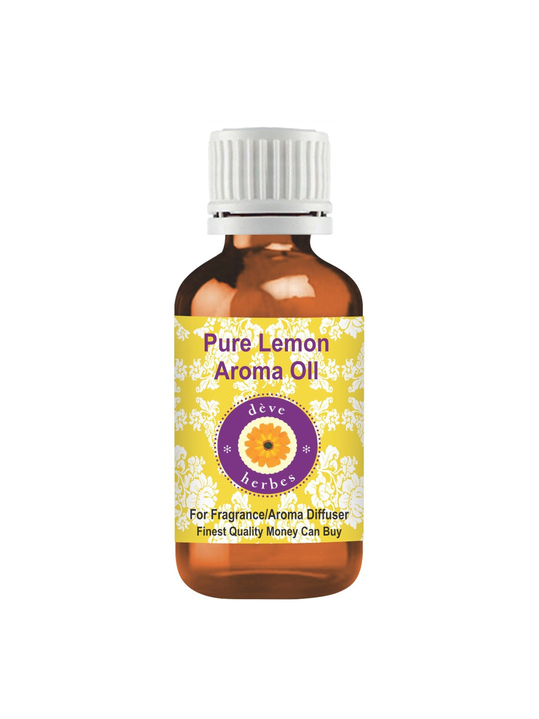 Deve Herbes Pure Lemon Aroma Oil Natural Therapeutic Grade - 15 ml