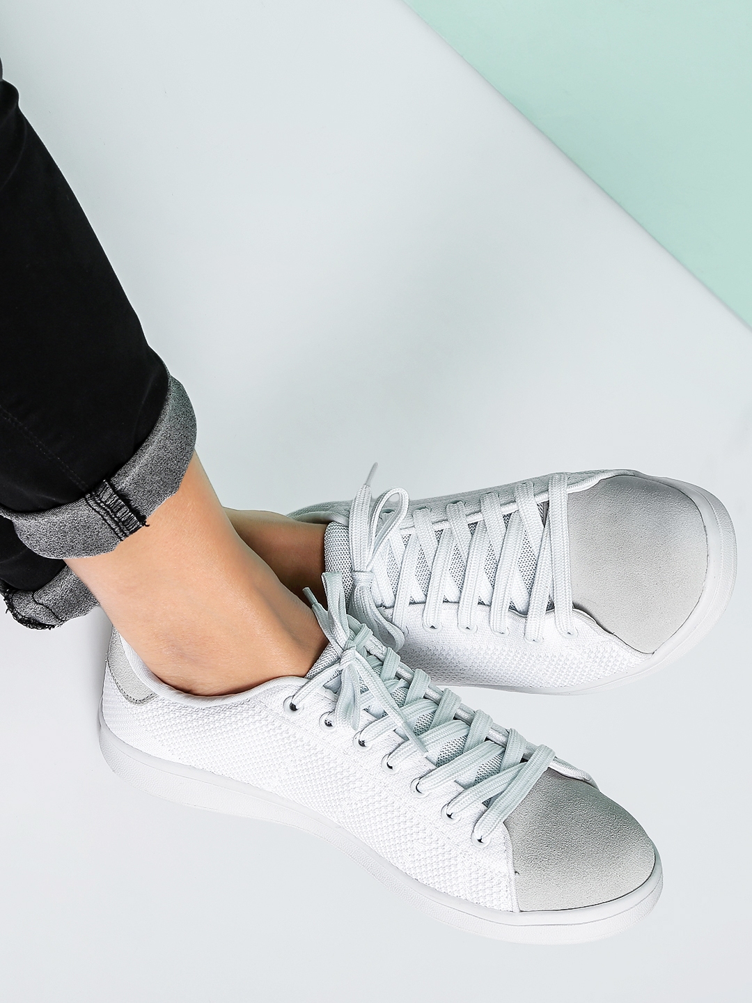 Ether best sale white sneakers