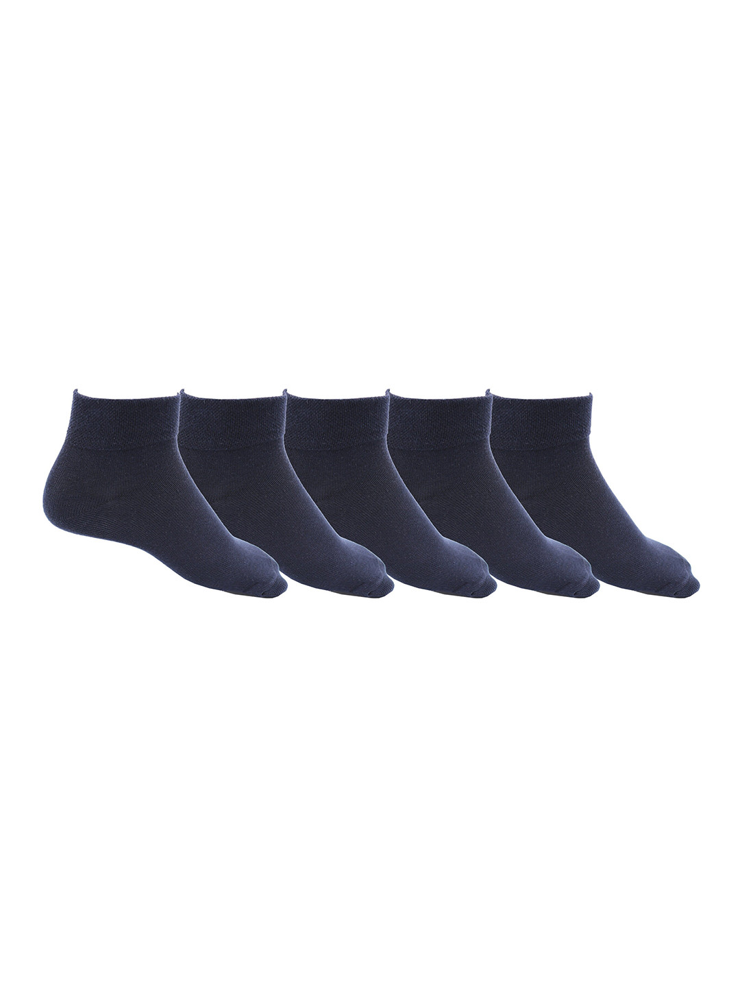RC. ROYAL CLASS Kids Pack of 5 Solid Ankle Length Organic Cotton Socks