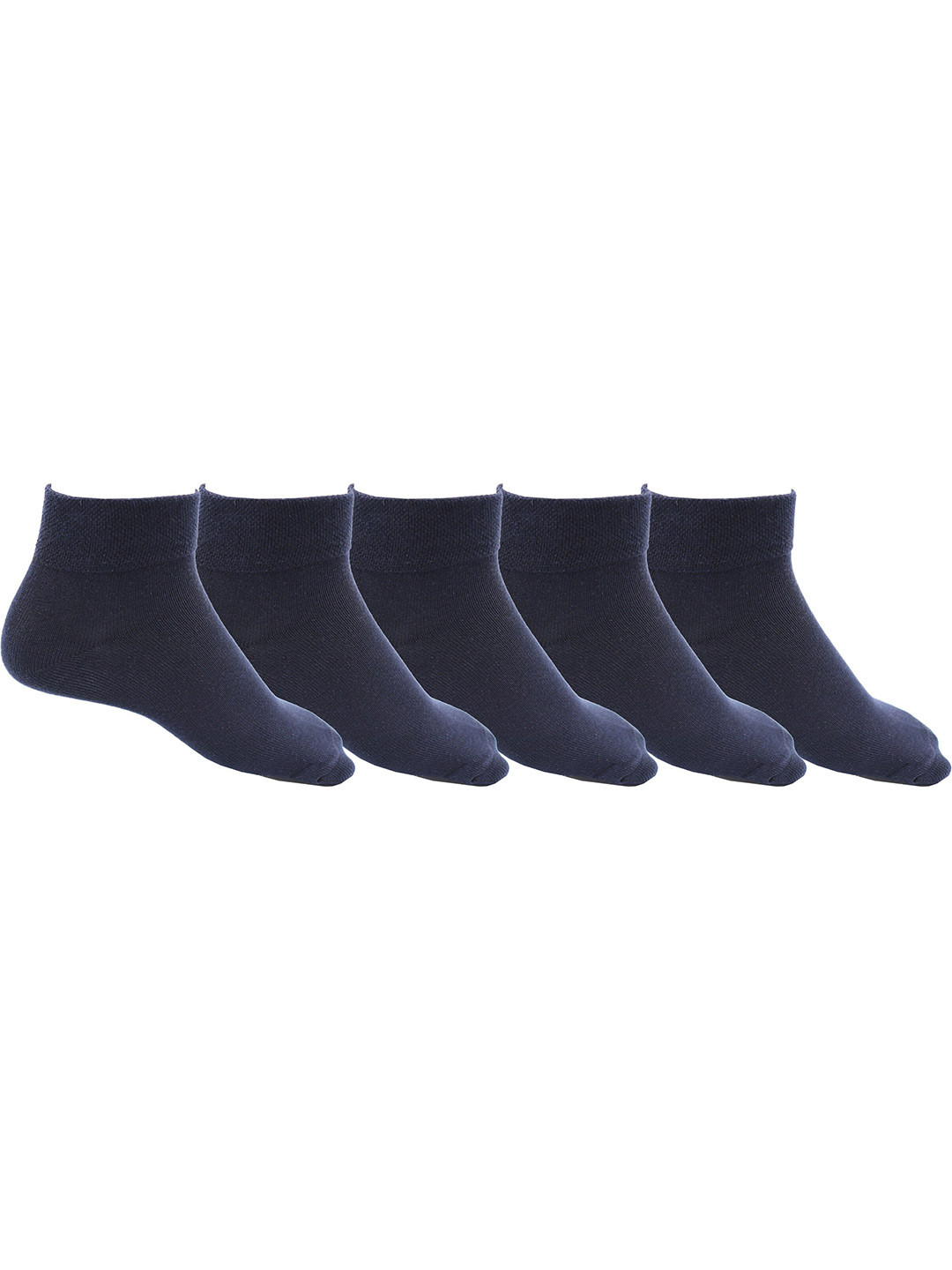 RC. ROYAL CLASS Kids Pack of 5 Navy Blue Cotton Ankle Length Socks
