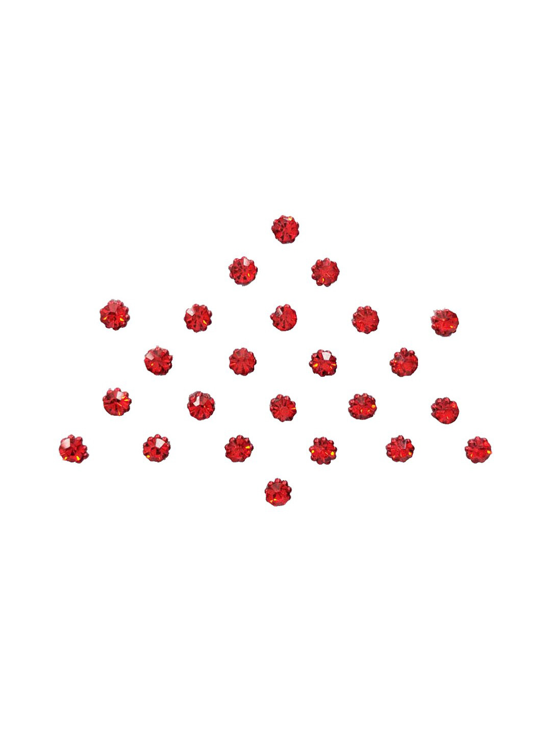 Comet Busters Red 24 Pcs Stone Studded Bindi