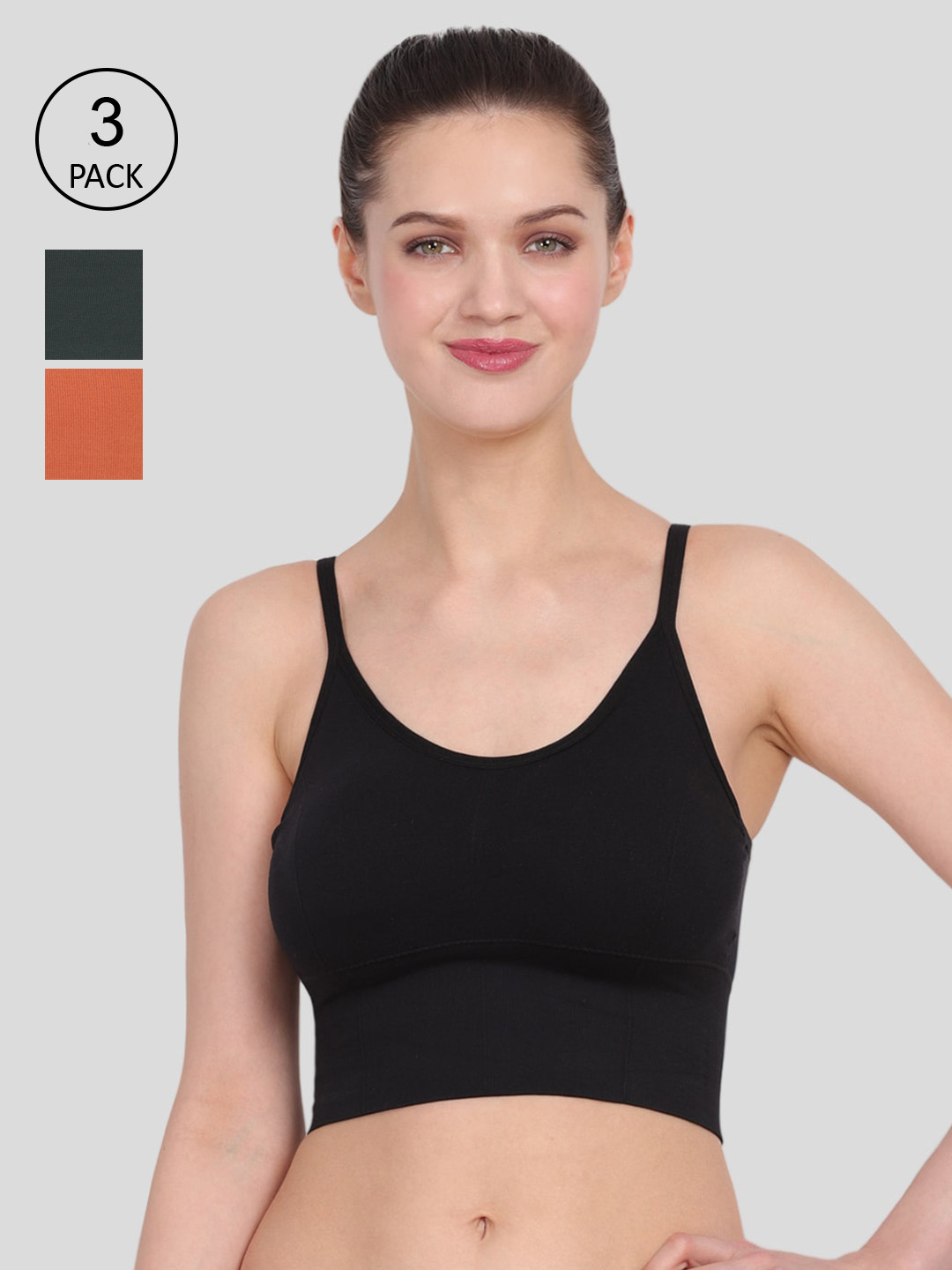 Amour Secret Women Pack Of 3 Lightly Padded & Non-Wired Seamless Bra-S3232