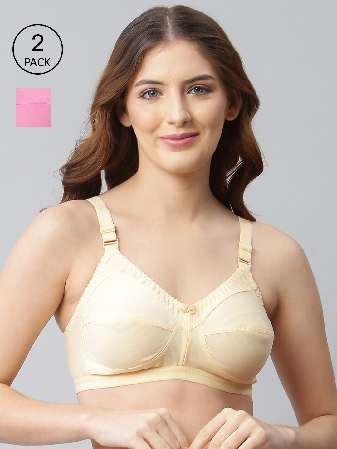CUKOO Pink & Nude-Coloured Bra