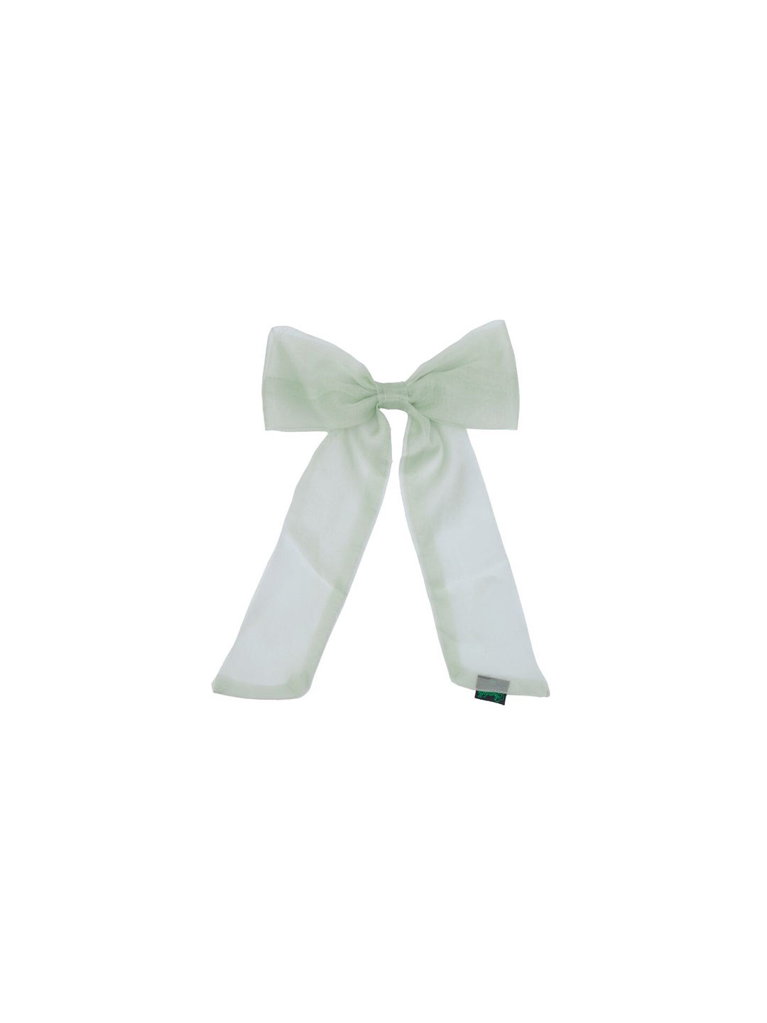 Arendelle Women Green Organza Bow Alligator Hair Clip