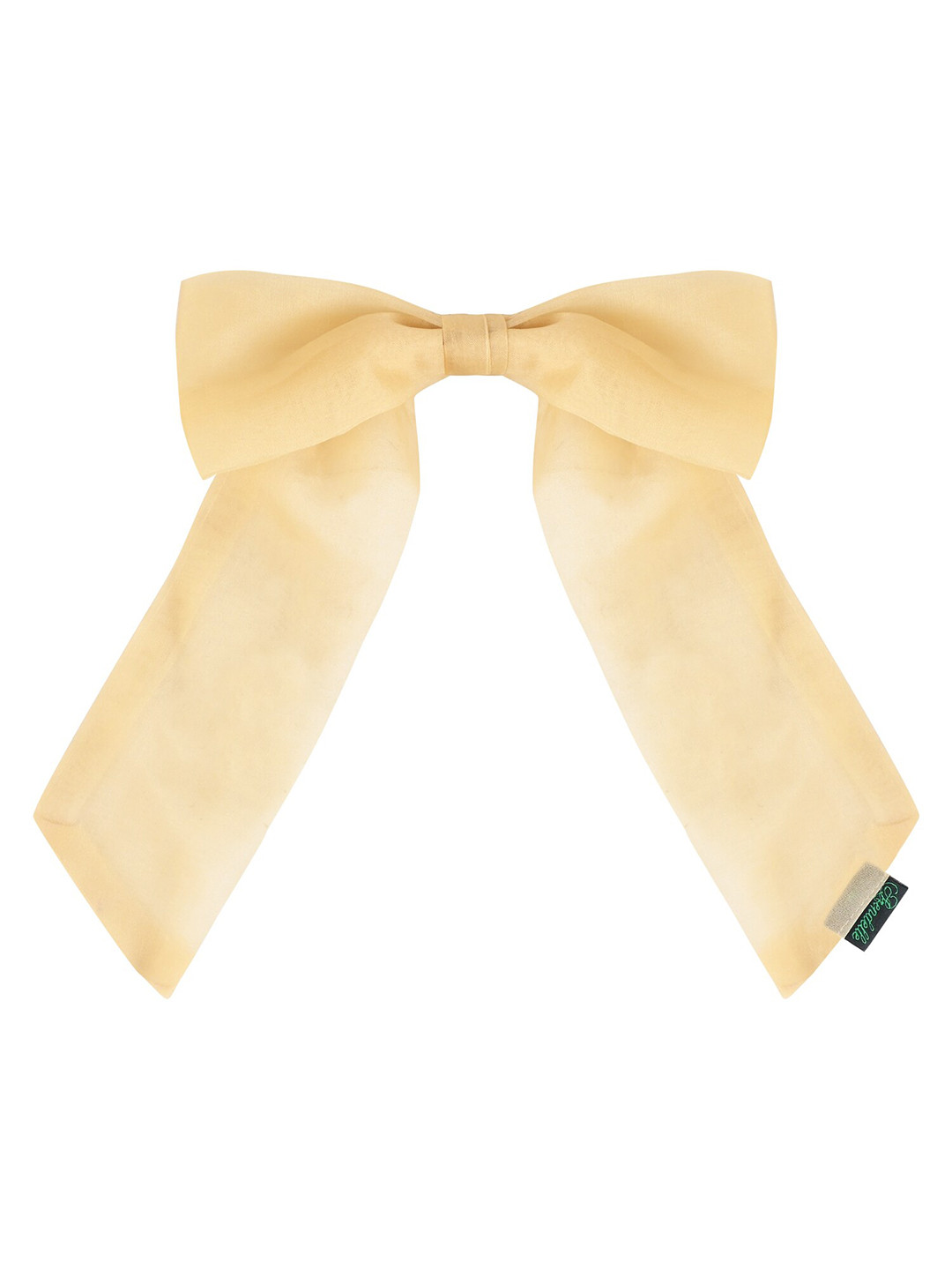 Arendelle Women Peach-Coloured Alligator Hair Clip