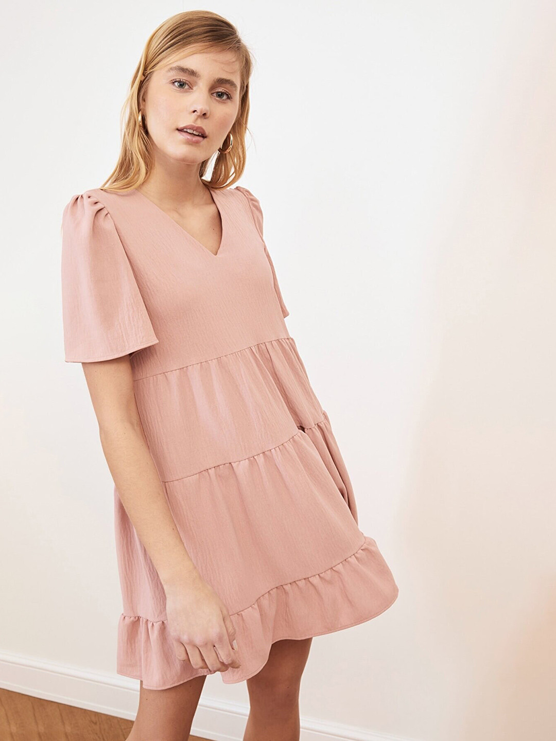 Trendyol Rose A-Line Dress