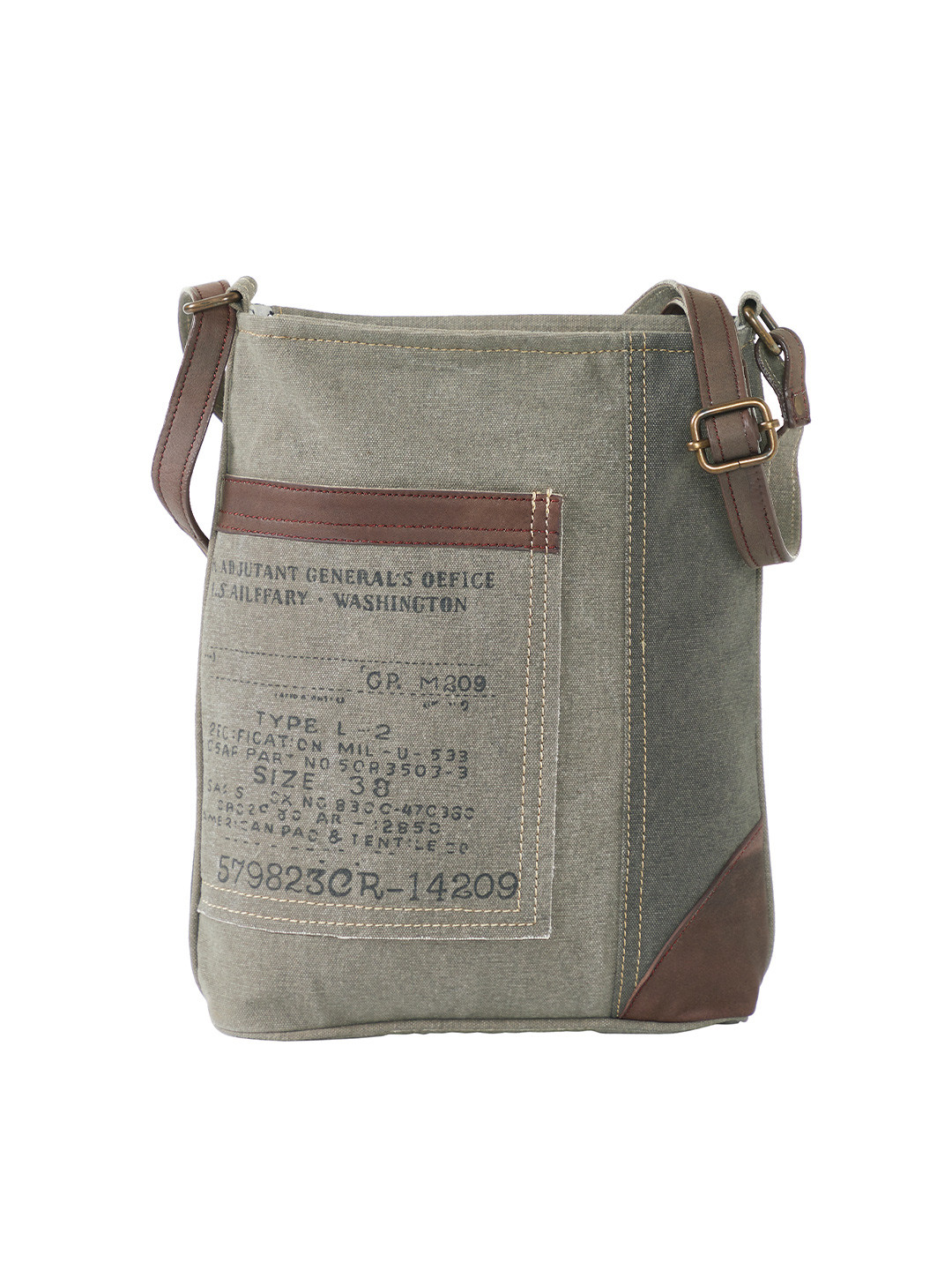 Mona B Women Brown Colourblocked Shopper Sling Bag with Fringed
