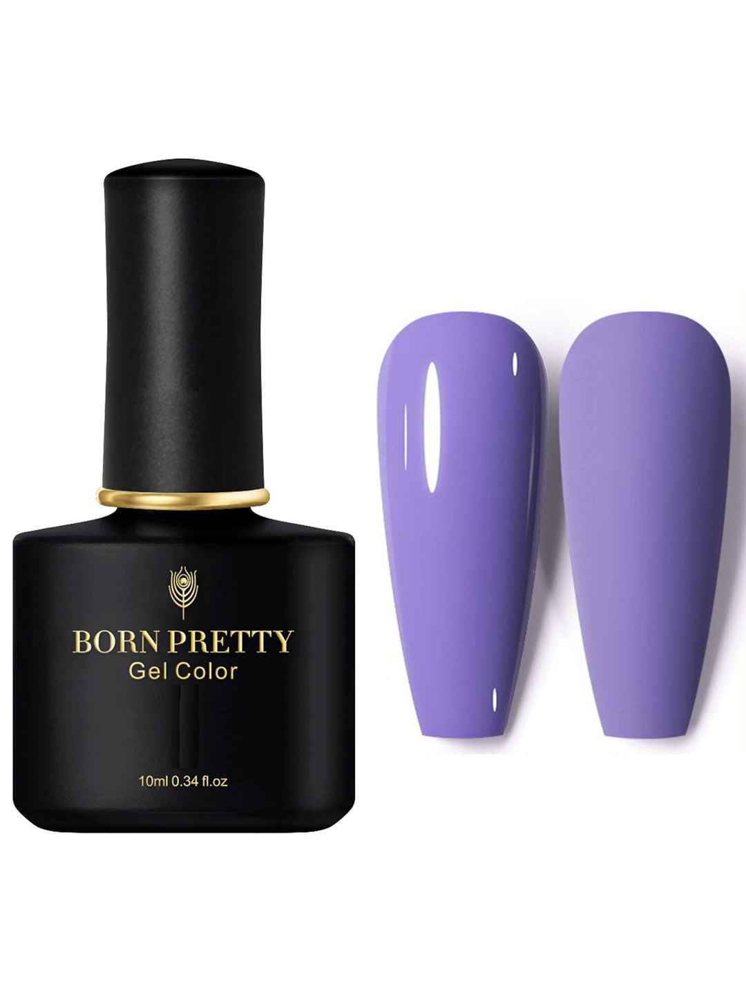 BORN PRETTY Black Spar Series Glossy Matte UV LED Color Gel Nail Polish 10ml