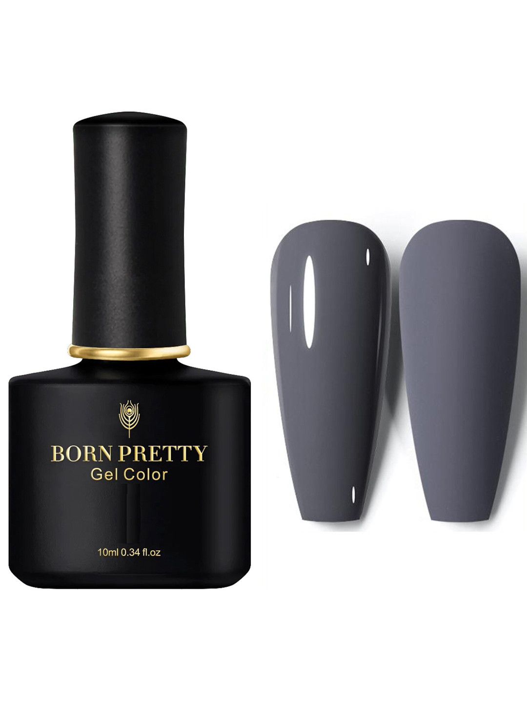 BORN PRETTY Black Spar Series Glossy-Matte UV LED Gel Nail Polish 10 ml - Shade 80