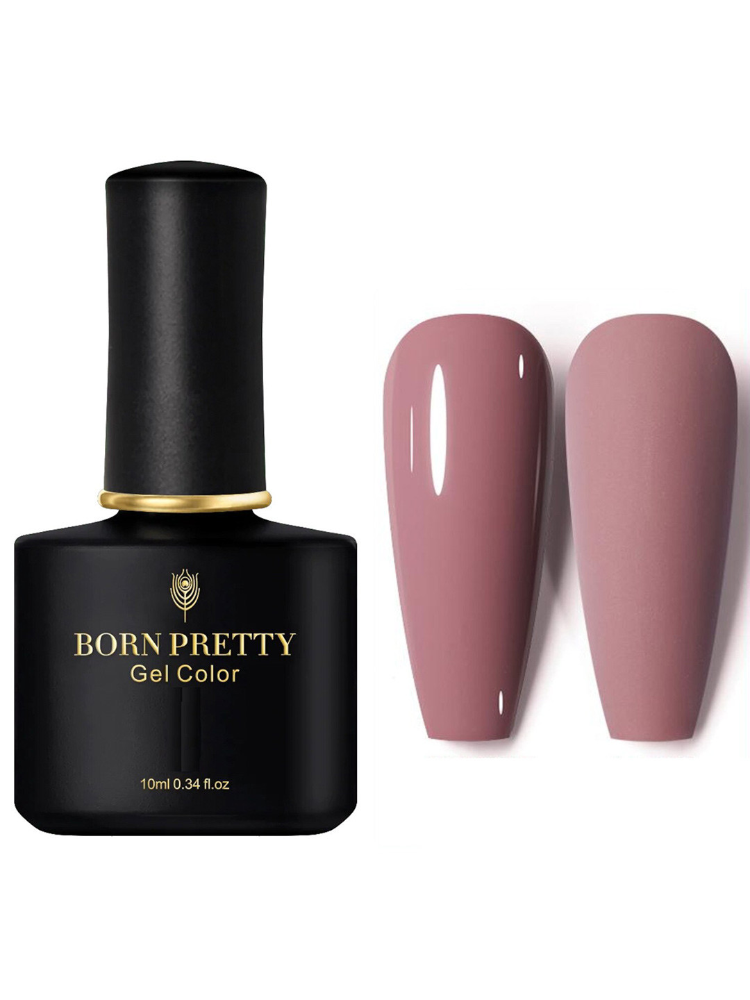 BORN PRETTY Black Spar Series Glossy-Matte UV LED Gel Nail Polish 10 ml - Shade 91