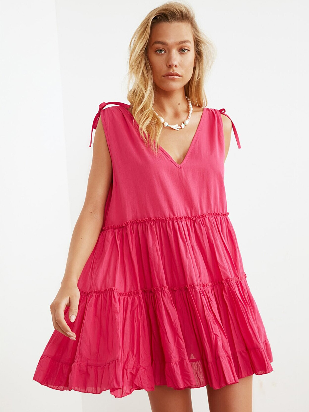 Trendyol Fuchsia Mini Dress