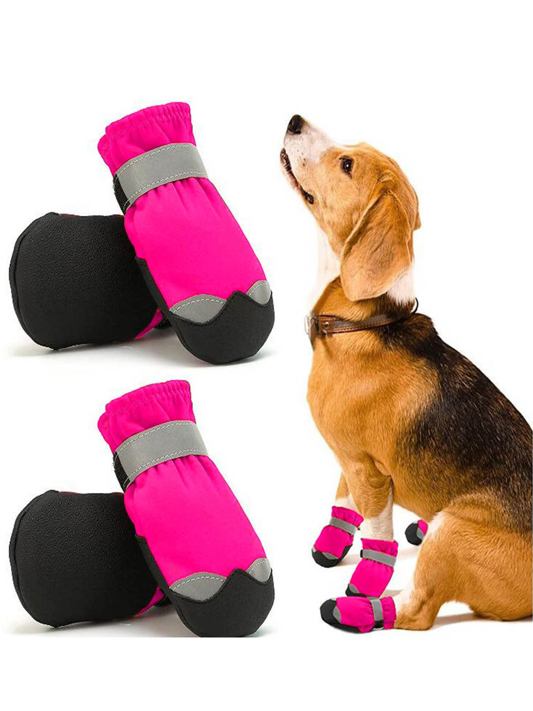 PAWCHIE Pink Dog Boots