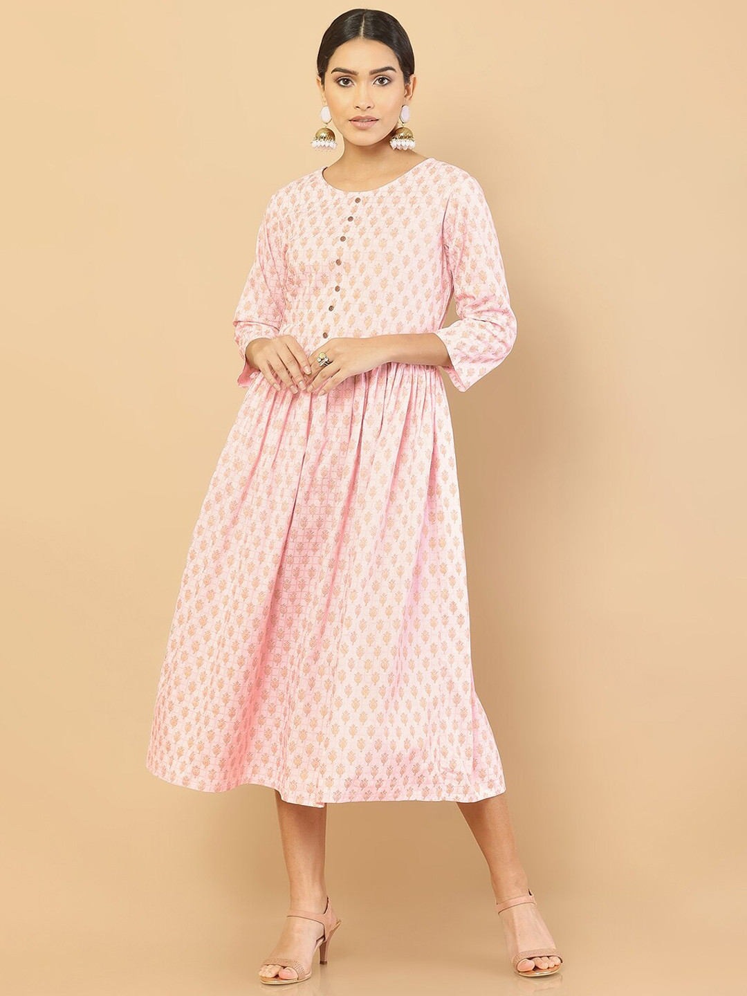 Soch Women Pink Anarkali Kurta