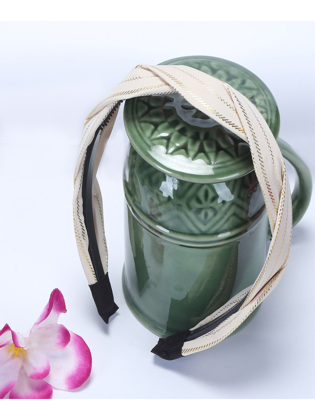 Jewelz Women Cream-Coloured Hairband